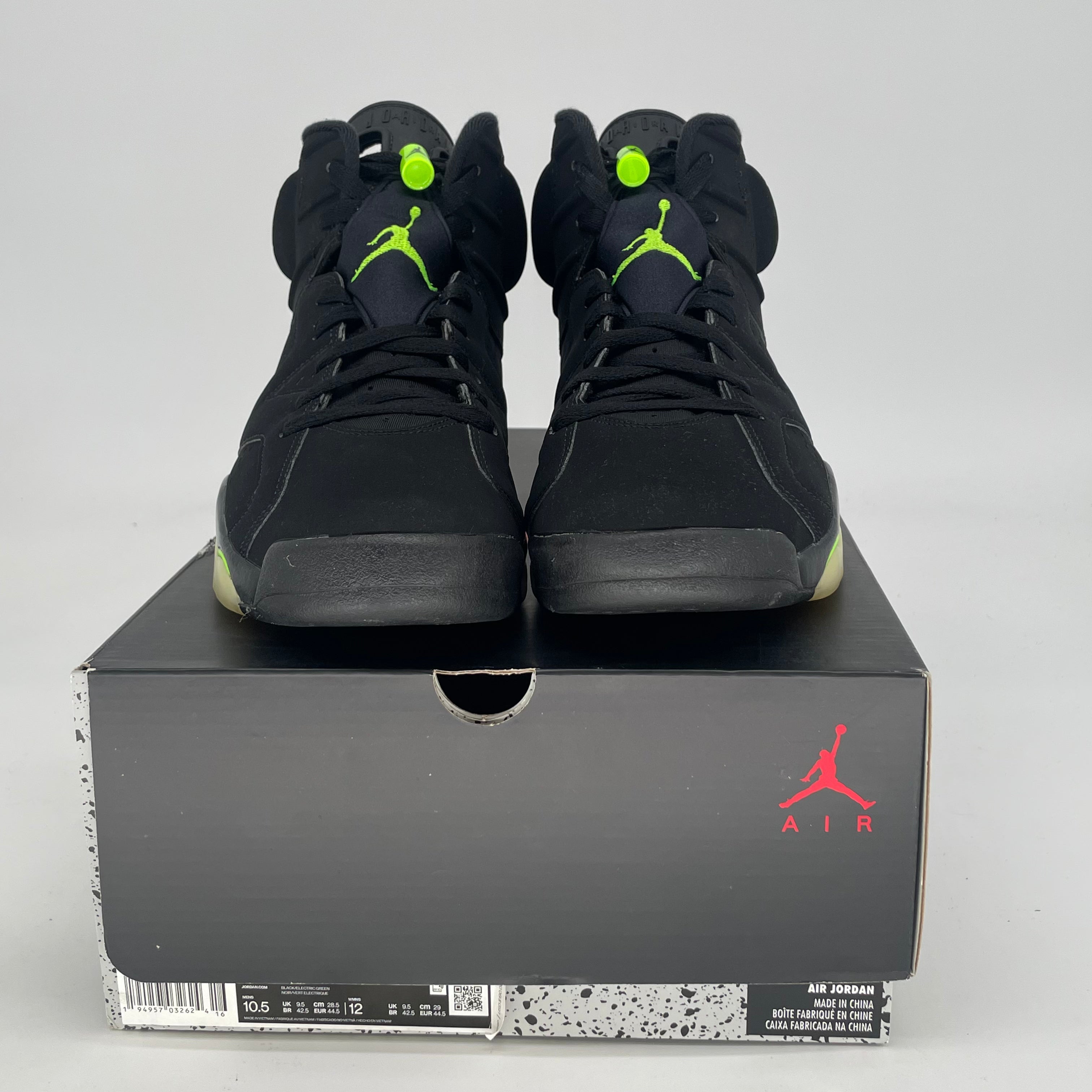AIR JORDAN 6 ELECTRIC GREEN CT8529-003 SIZE 10.5/12W