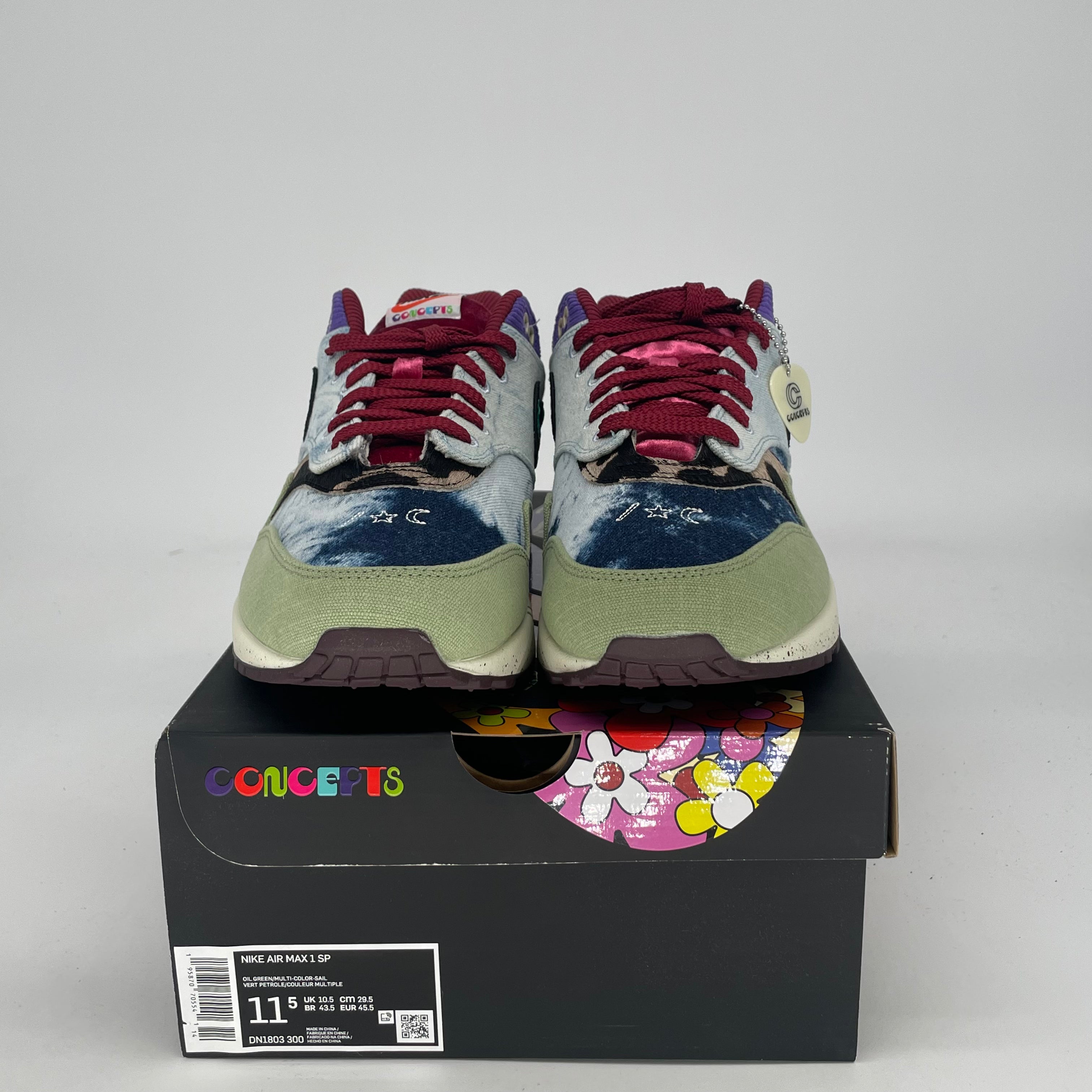 NIKE AIR MAX 1 CONCEPTS MELLOW DN1803-300 SIZE 11.5/13W
