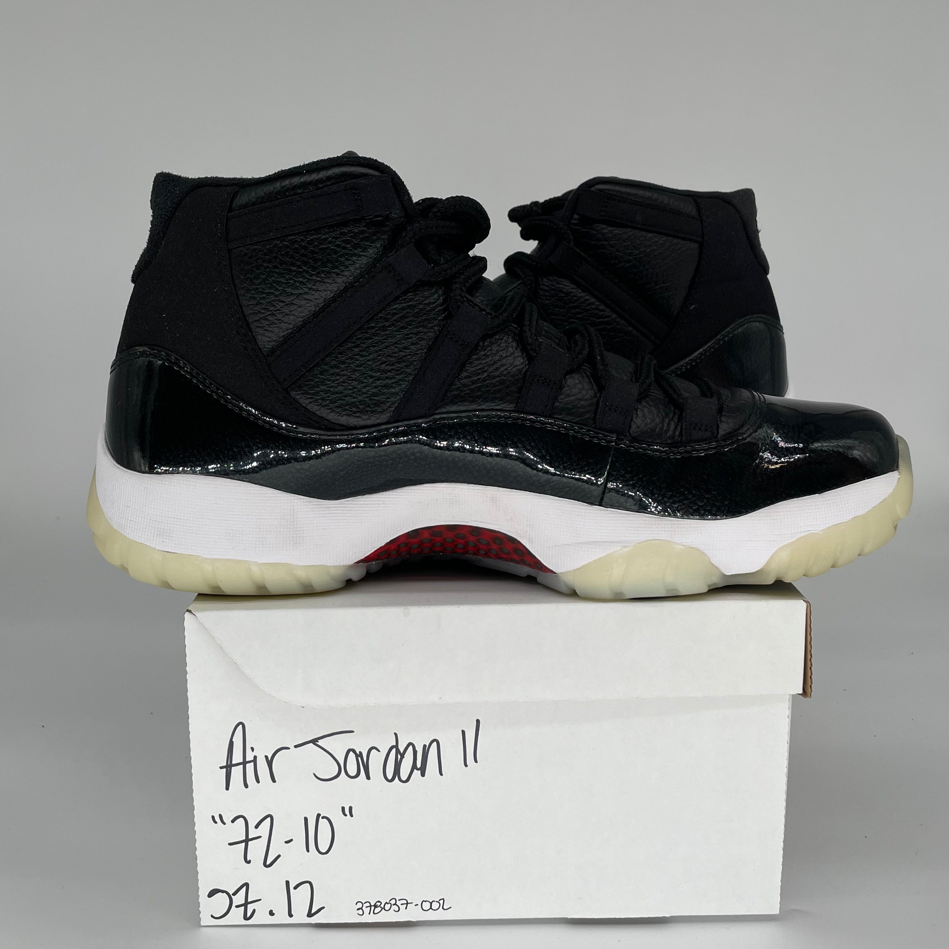 AIR JORDAN 11 72-10 SIZE 12 378037-002