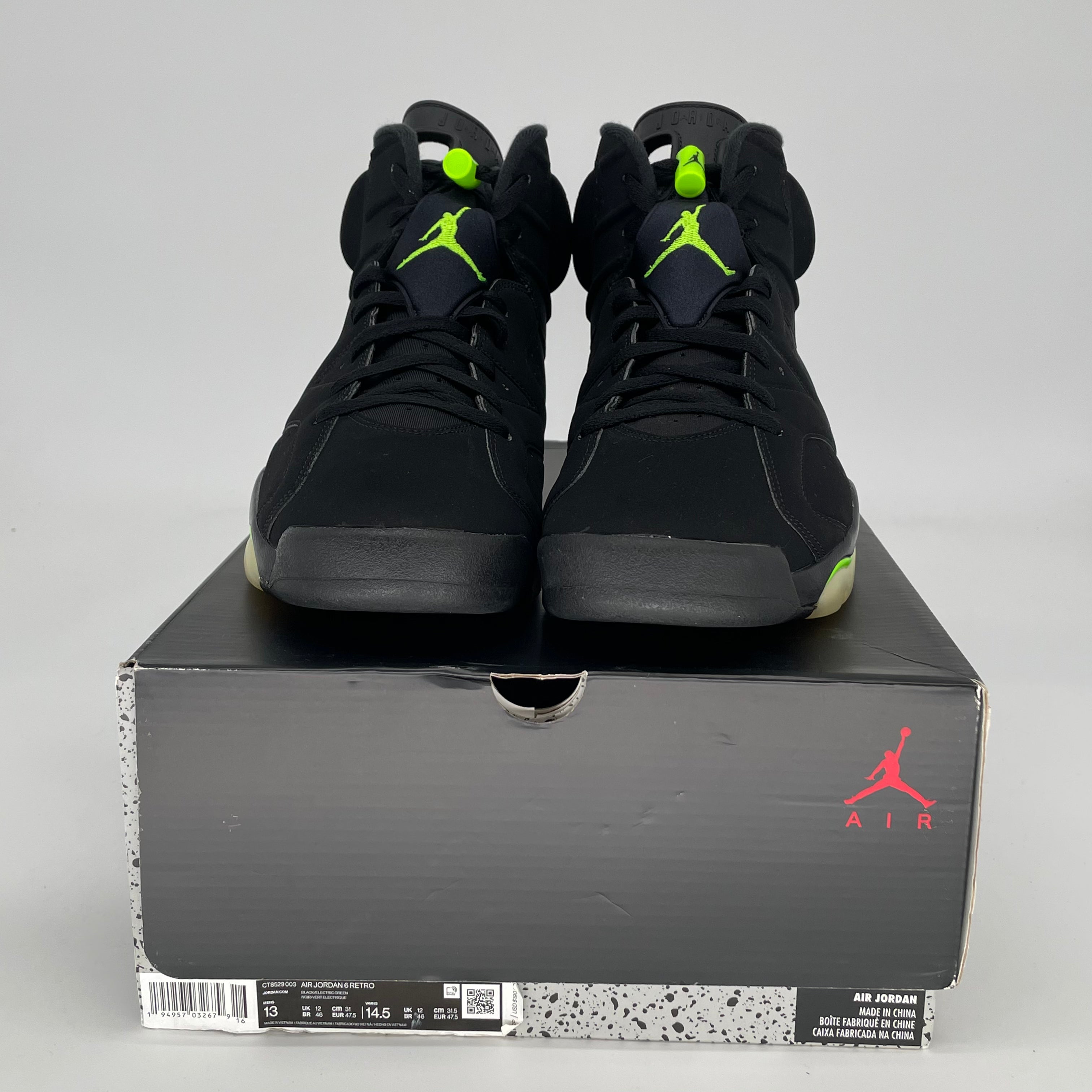 AIR JORDAN 6 ELECTRIC GREEN SIZE 13 CT8529-003
