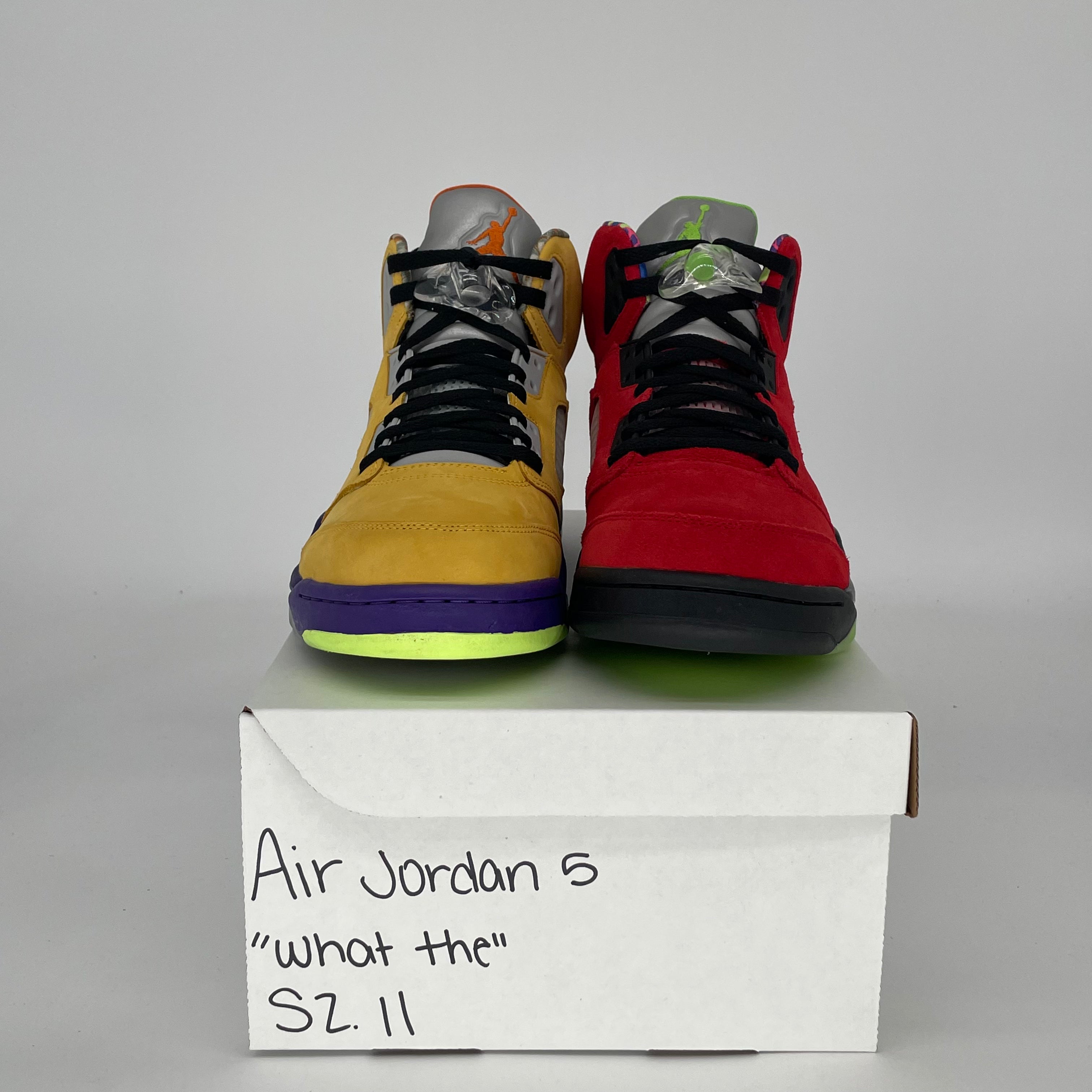 AIR JORDAN 5 WHAT THE CZ5725-700 SIZE 11/12.5W