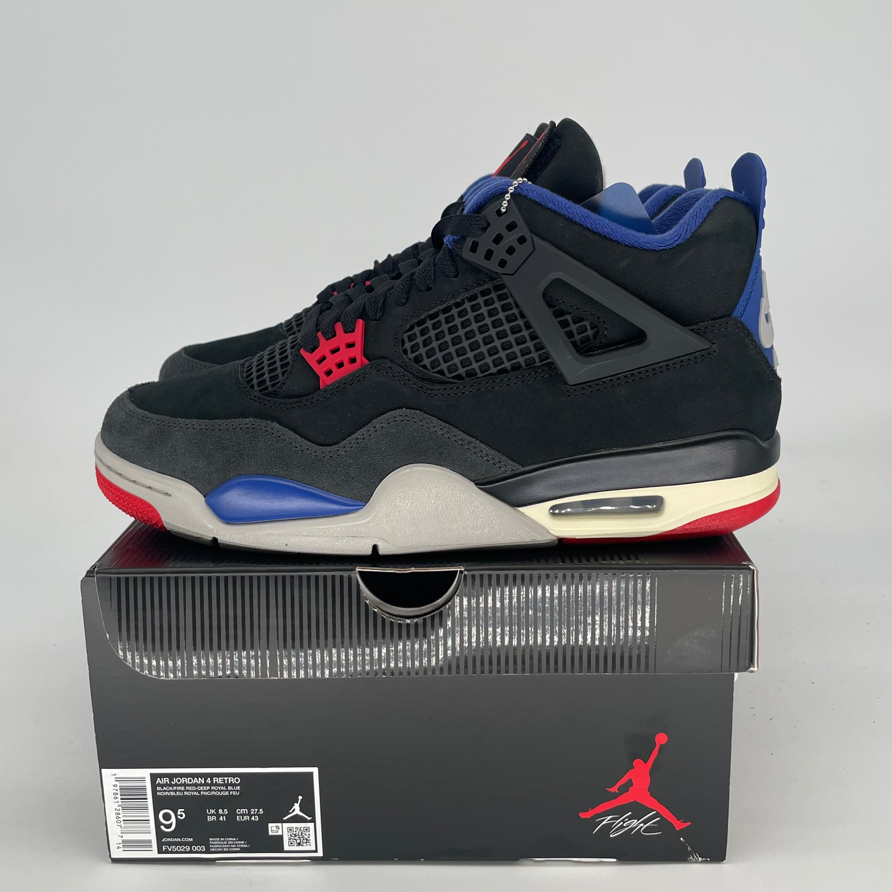 AIR JORDAN 4 RARE AIR WHITE LETTERING FV5029-003 SIZE 9.5/11W