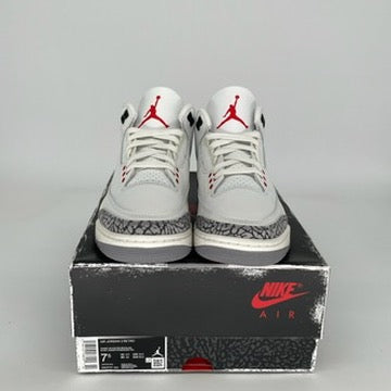 AIR JORDAN 3 WHITE CEMENT REIMAGINED SIZE 7.5 DN3707-100