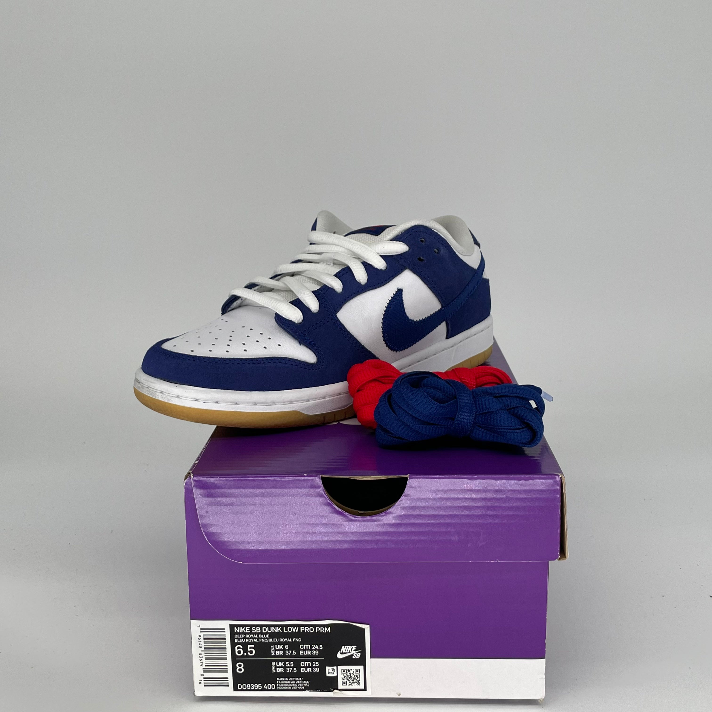 NIKE SB DUNK LOW LA DODGERS SIZE 6.5 DO9395