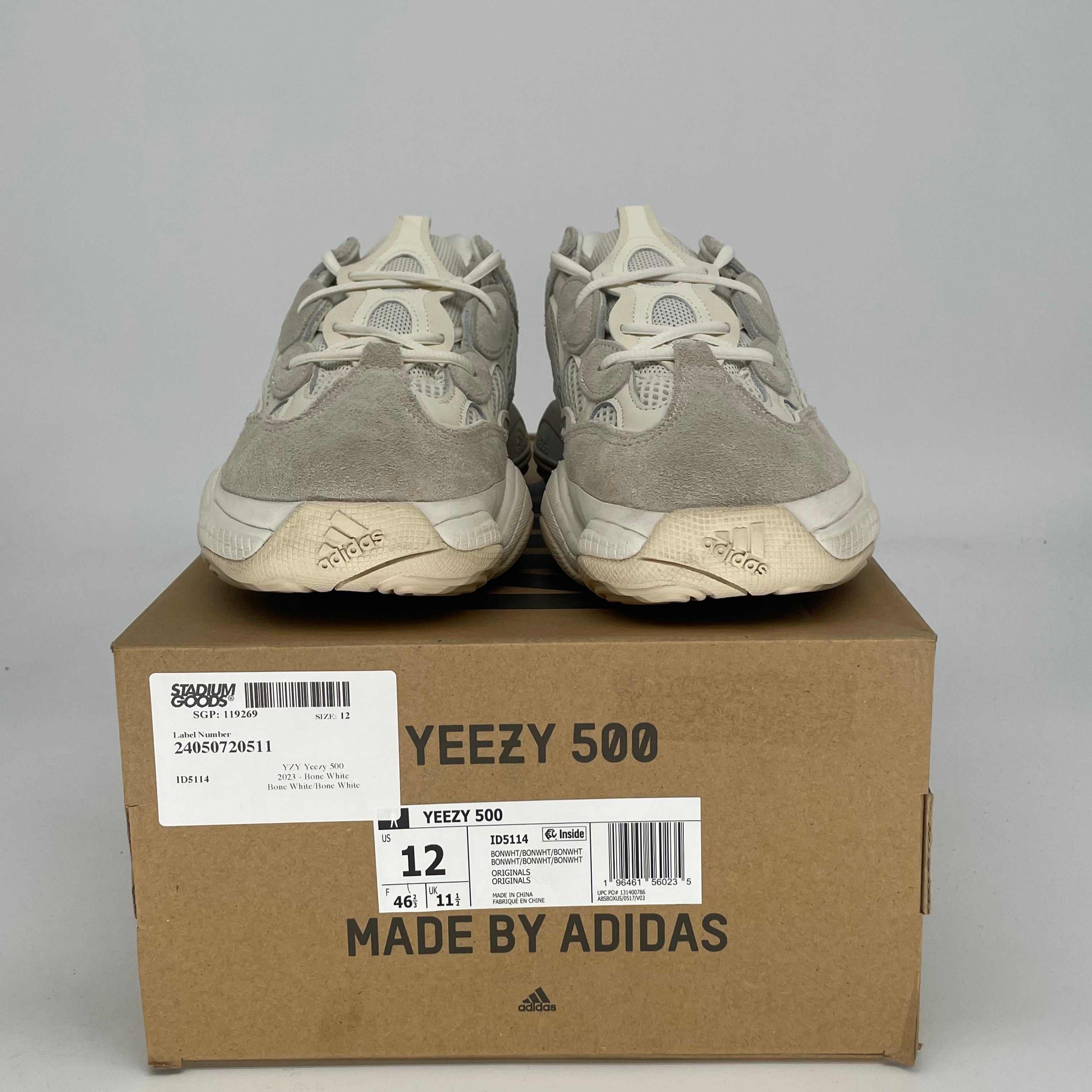 ADIDAS YEEZY 500 BONE WHITE ID5114 SIZE 12/13.5W