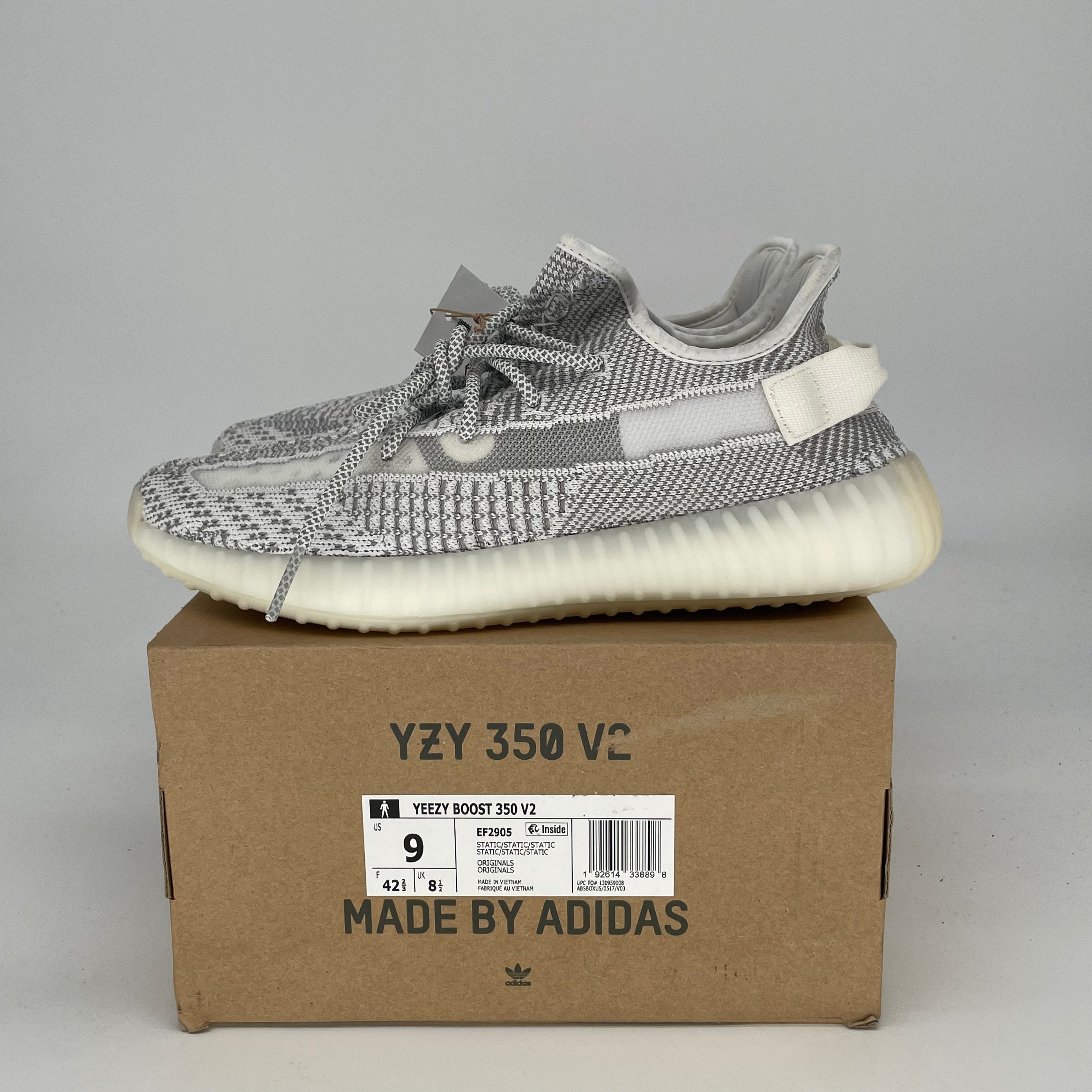 ADIDAS YEEZY 350 V2 STATIC EF2905 SIZE 9/10.5W