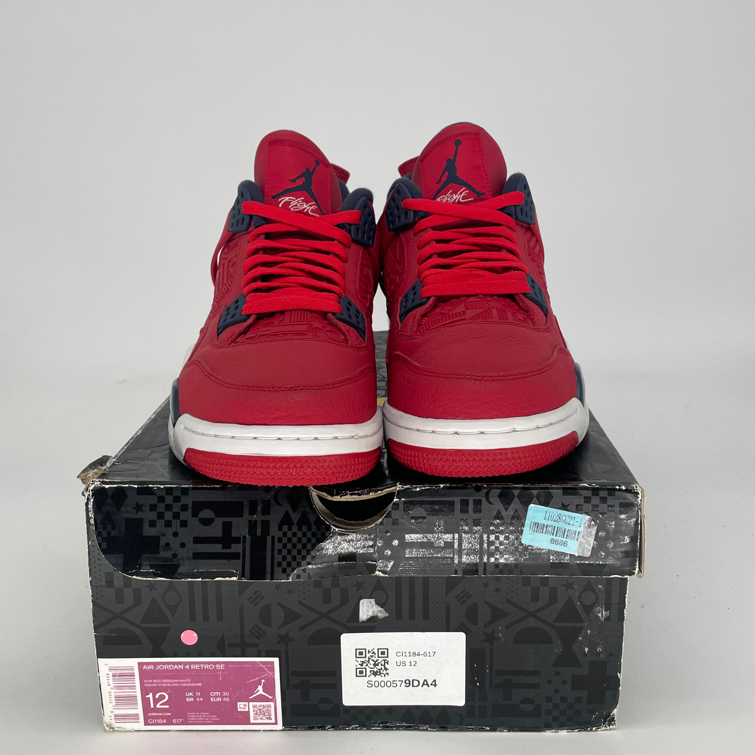AIR JORDAN 4 FIBA CI1184-617 SIZE 12/13.5W