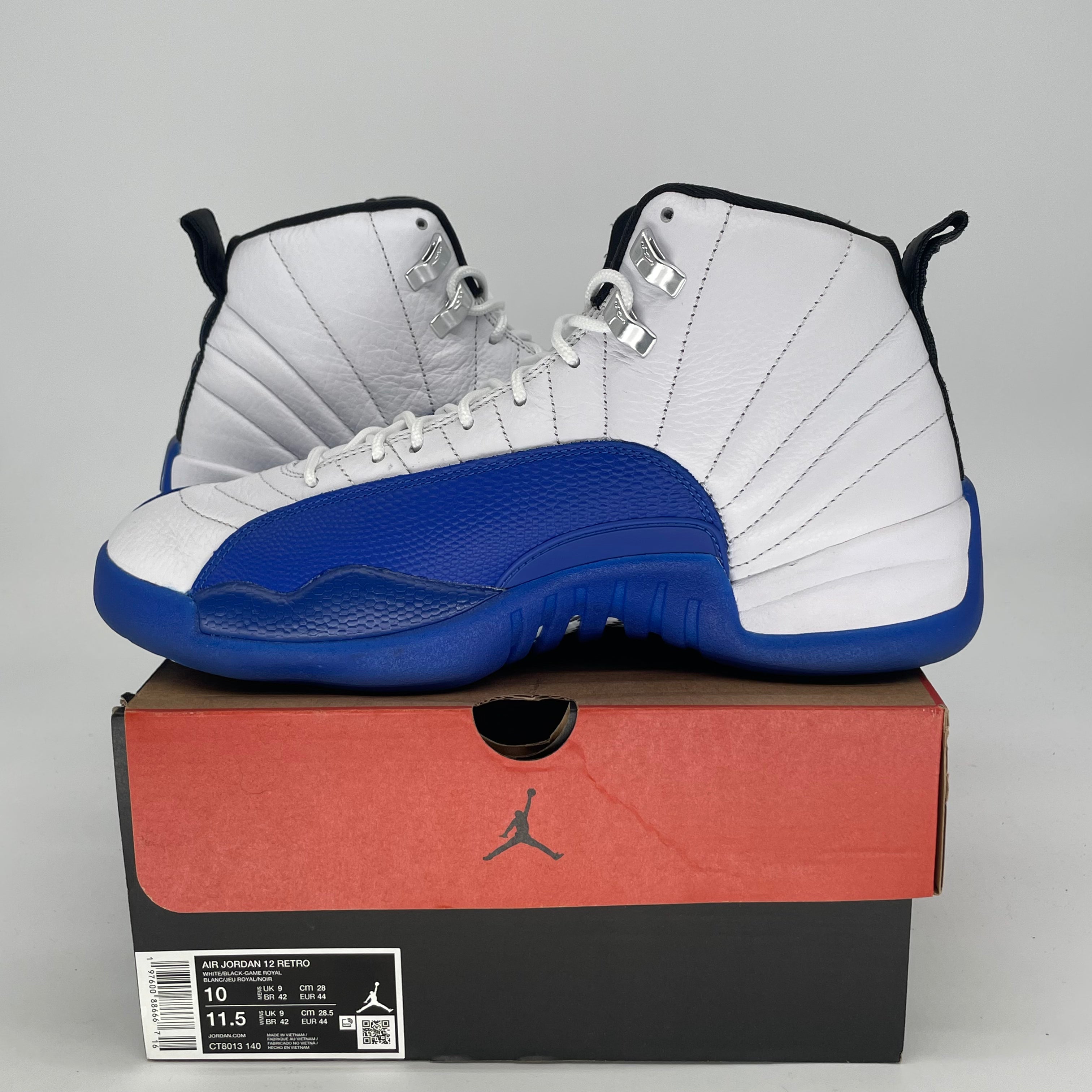 AIR JORDAN 12 BLUEBERRY CT8013-140 SIZE 10/11.5W