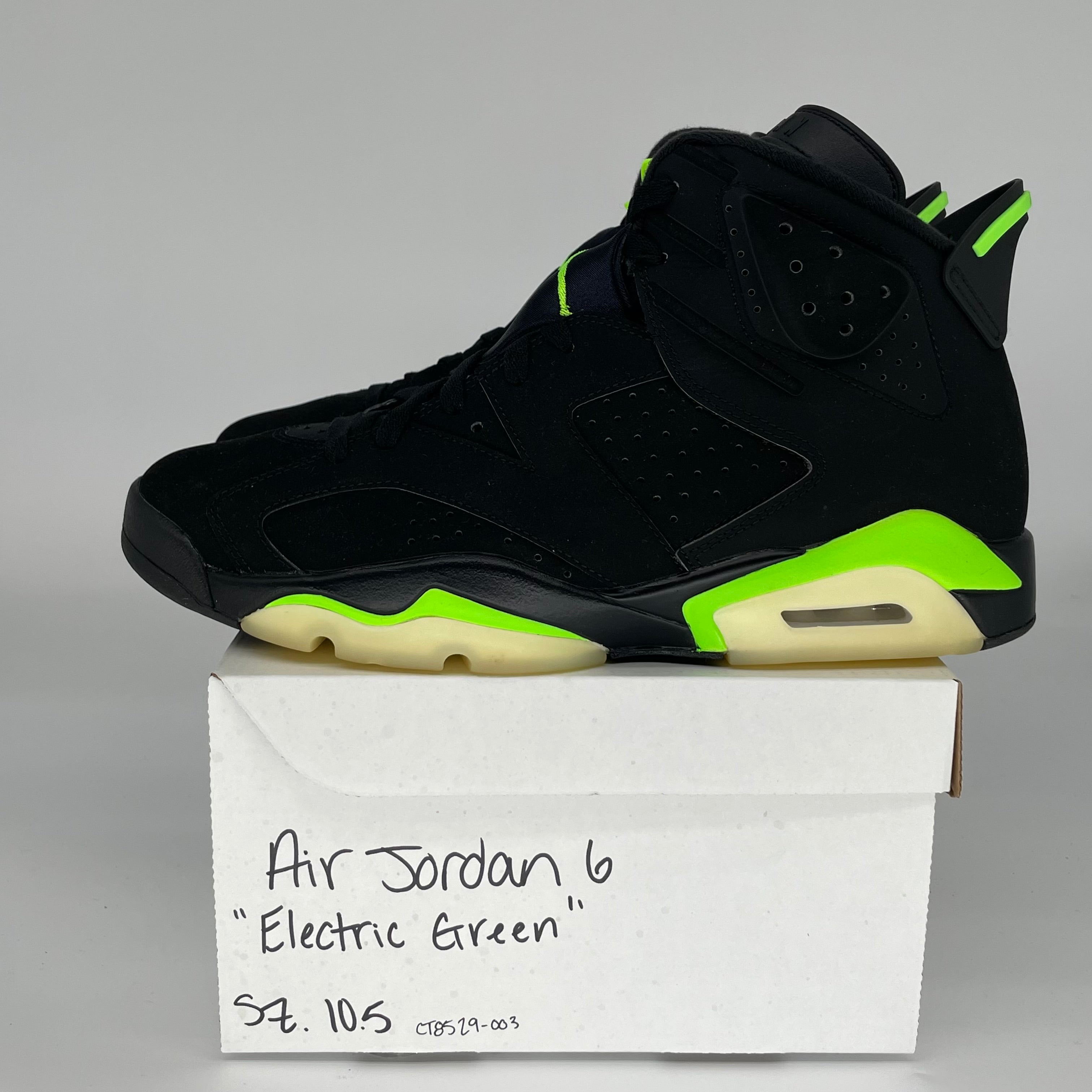 AIR JORDAN 6 ELECTRIC GREEN SIZE 10.5 CT8529-003