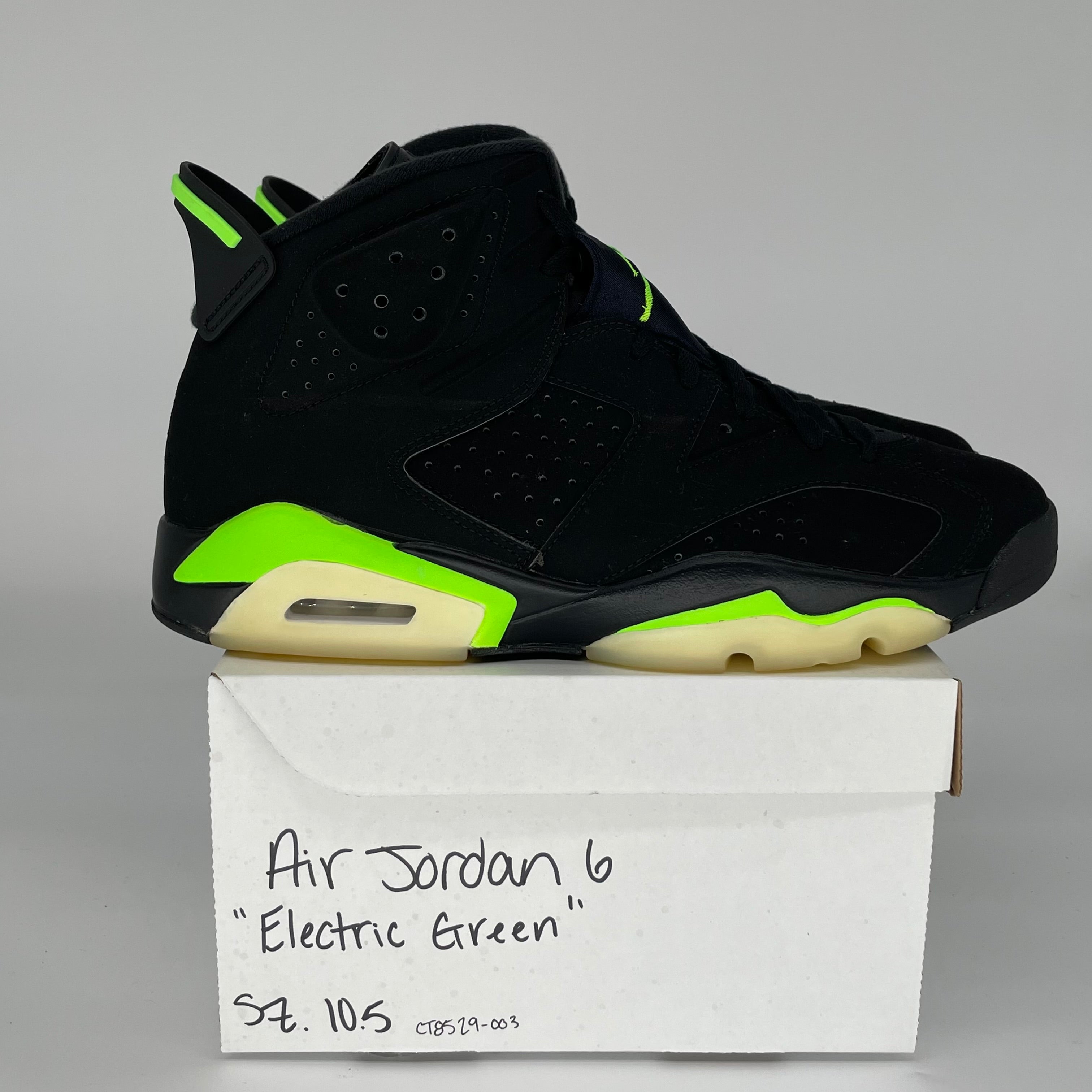 AIR JORDAN 6 ELECTRIC GREEN SIZE 10.5 CT8529-003