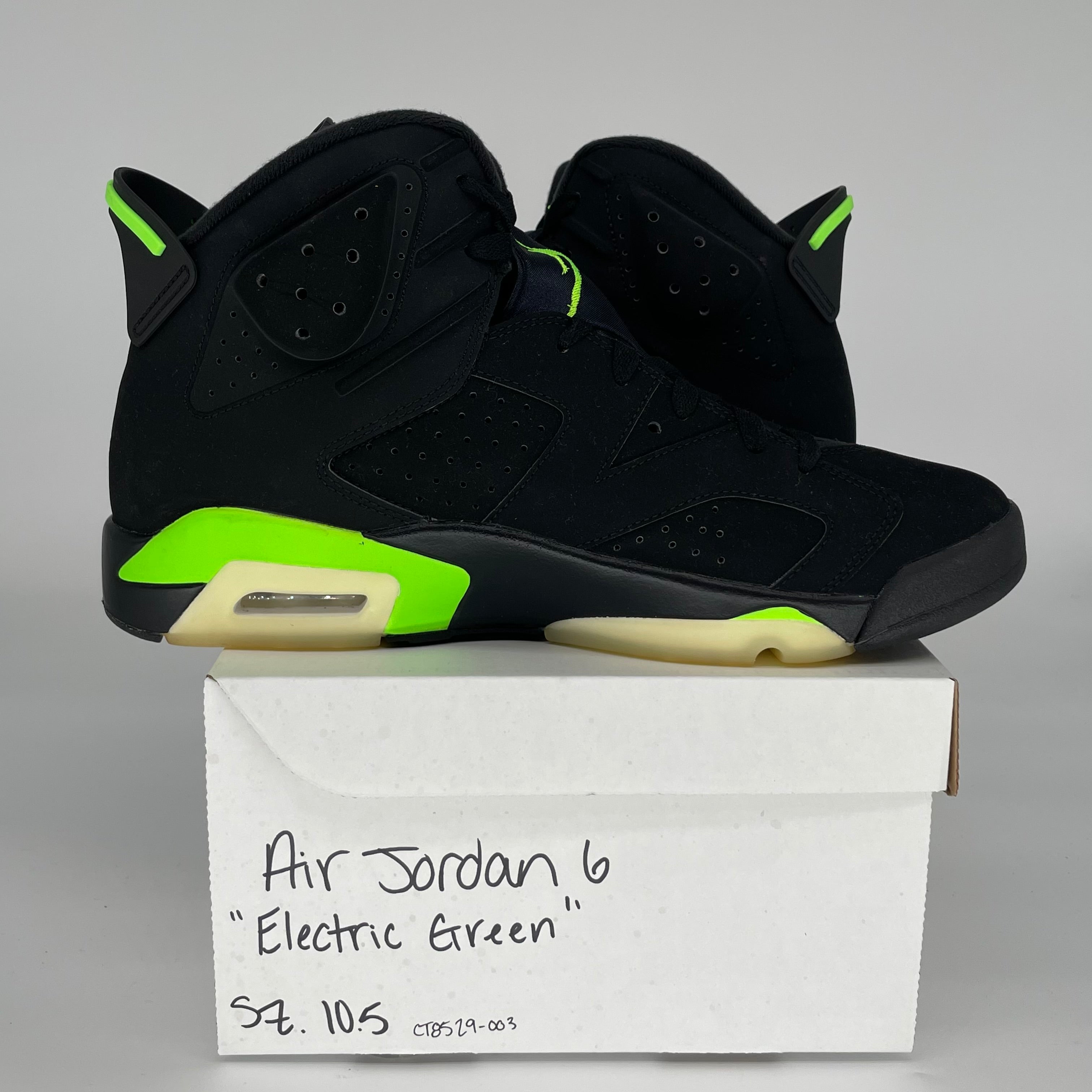 AIR JORDAN 6 ELECTRIC GREEN SIZE 10.5 CT8529-003