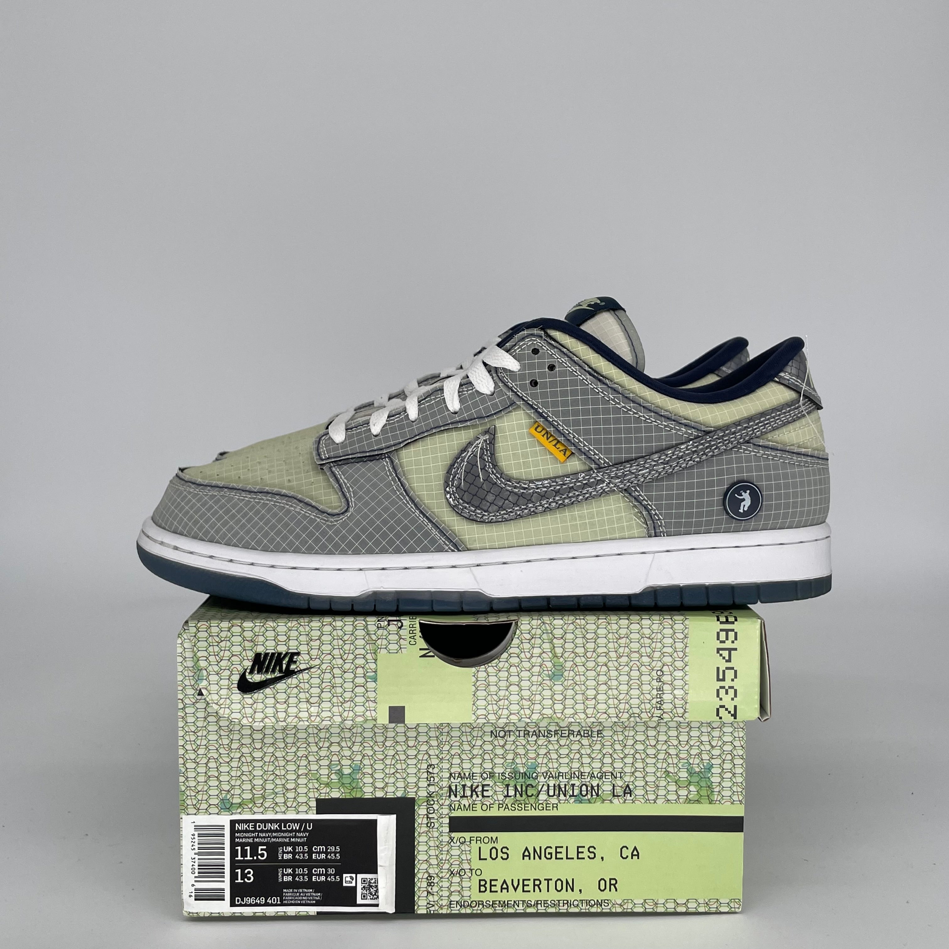 NIKE DUNK LOW UNION PACK PISTACHIO SIZE 11.5 DJ9649-401