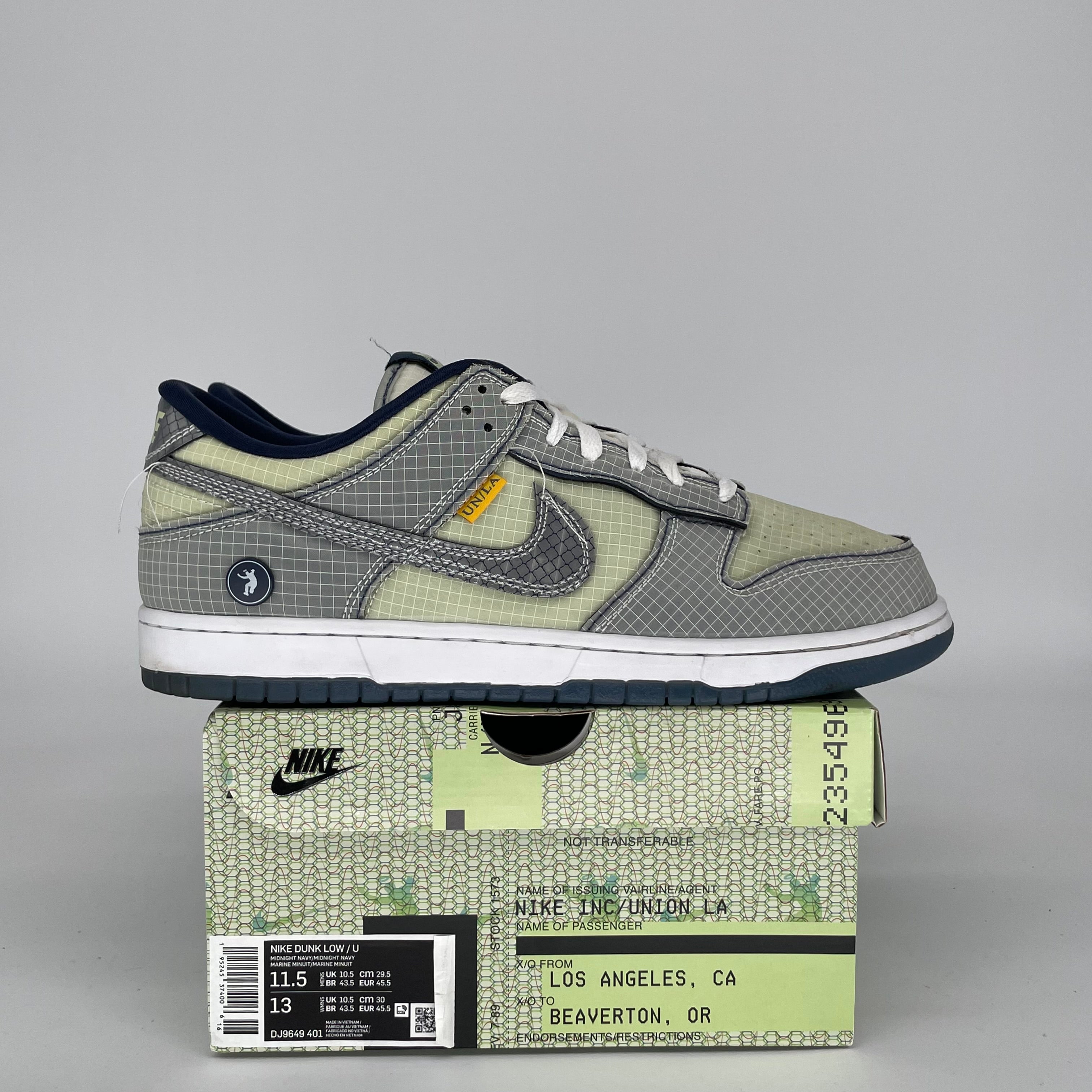 NIKE DUNK LOW UNION PACK PISTACHIO SIZE 11.5 DJ9649-401