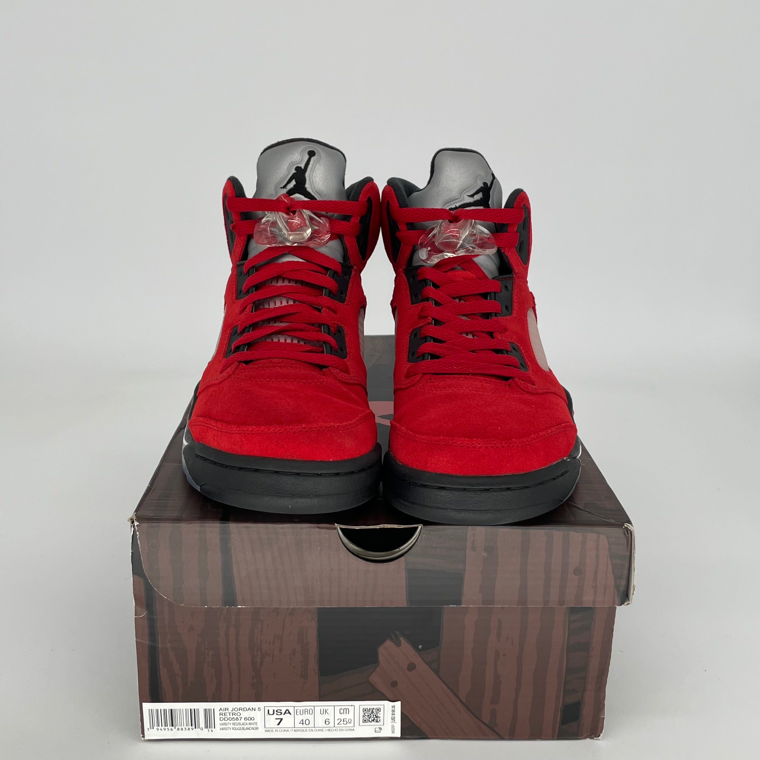 AIR JORDAN 5 RAGING BULL SIZE 7 DD0587-600