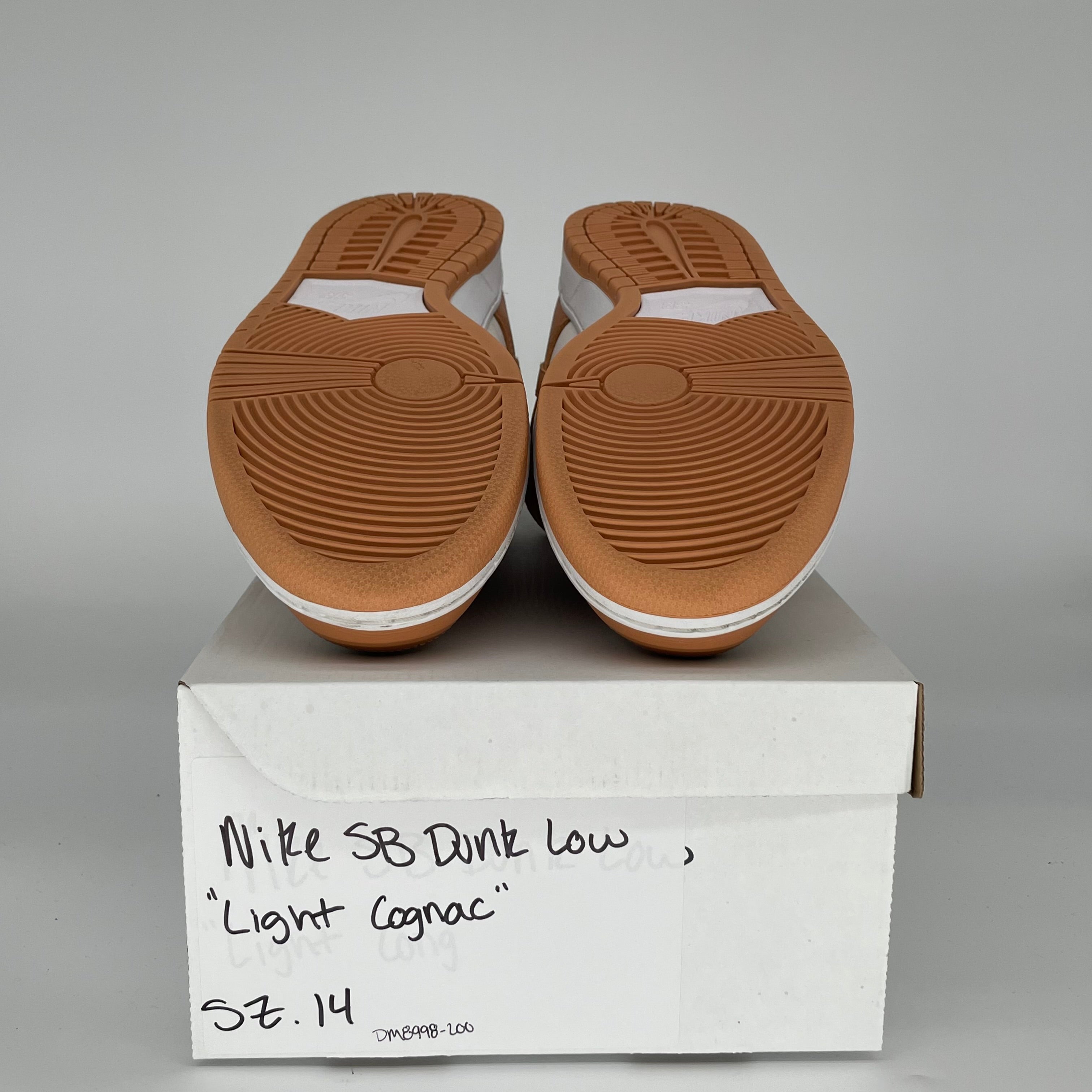 NIKE SB DUNK LOW LIGHT COGNAC SIZE 14 DM8998-200