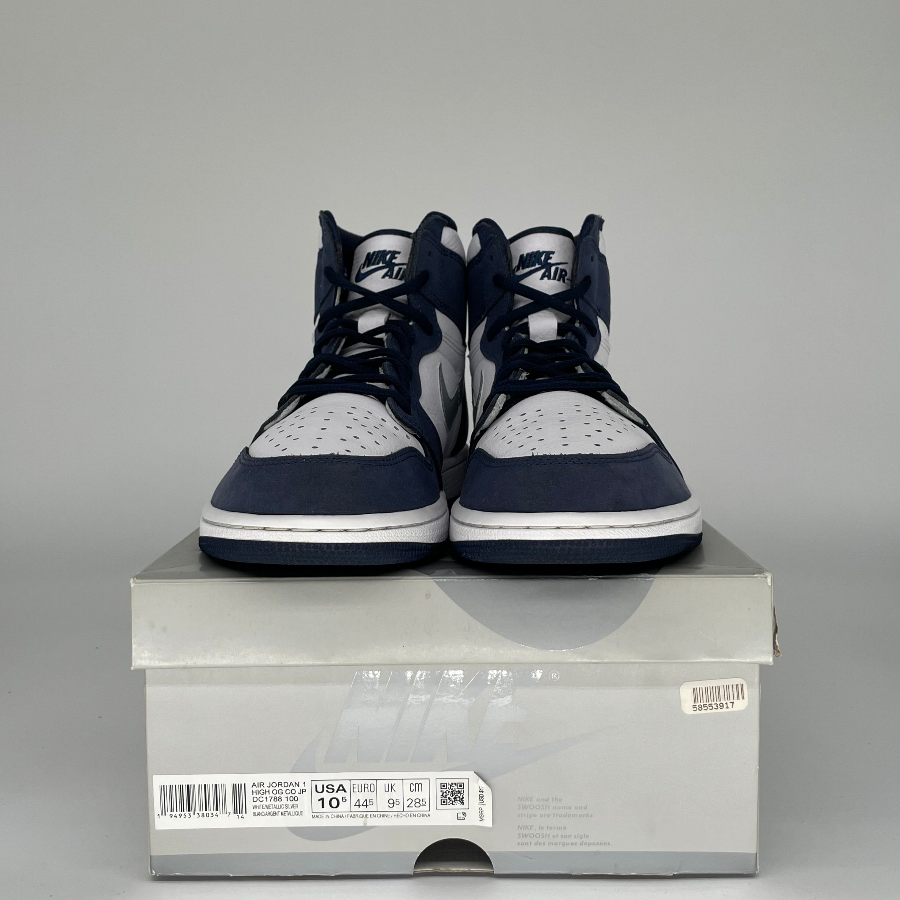 AIR JORDAN 1 CO JAPAN MIDNIGHT NAVY SIZE 10.5 DC1788-100