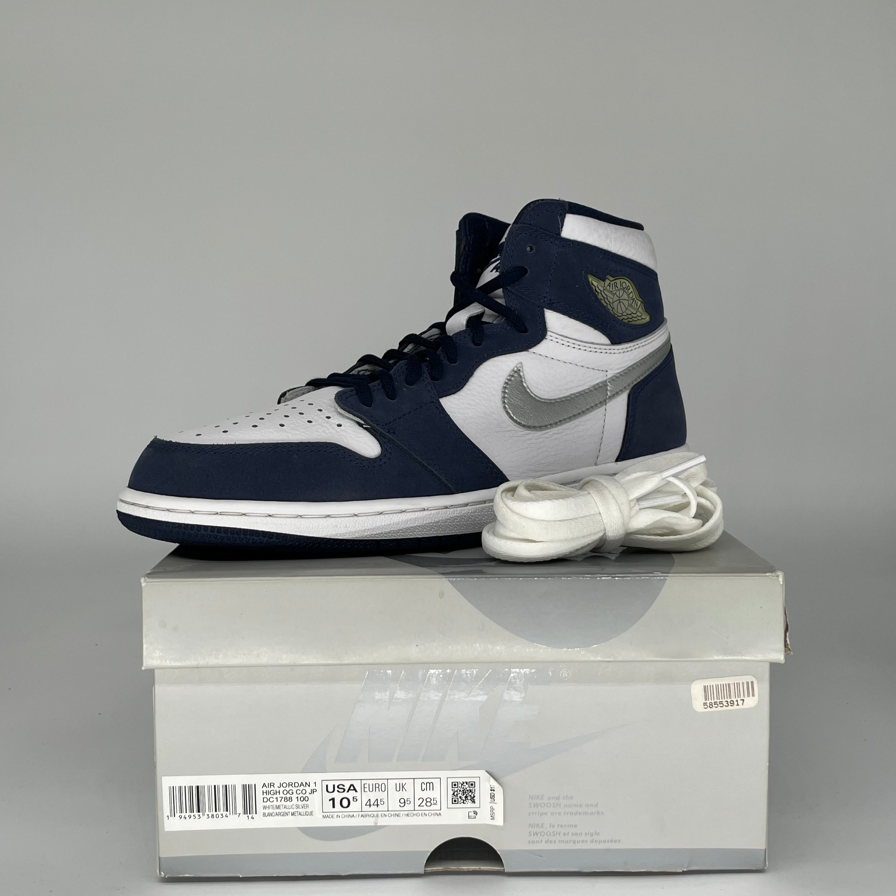 AIR JORDAN 1 CO JAPAN MIDNIGHT NAVY SIZE 10.5 DC1788-100