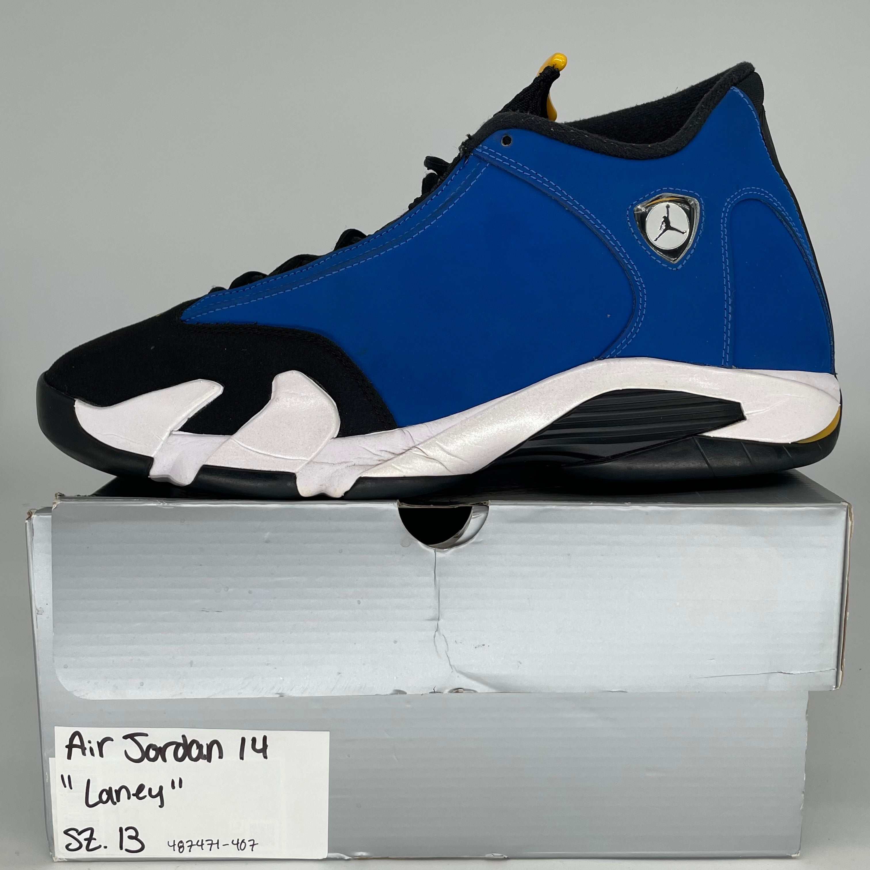 AIR JORDAN 14 LANEY SIZE 13 487471-407