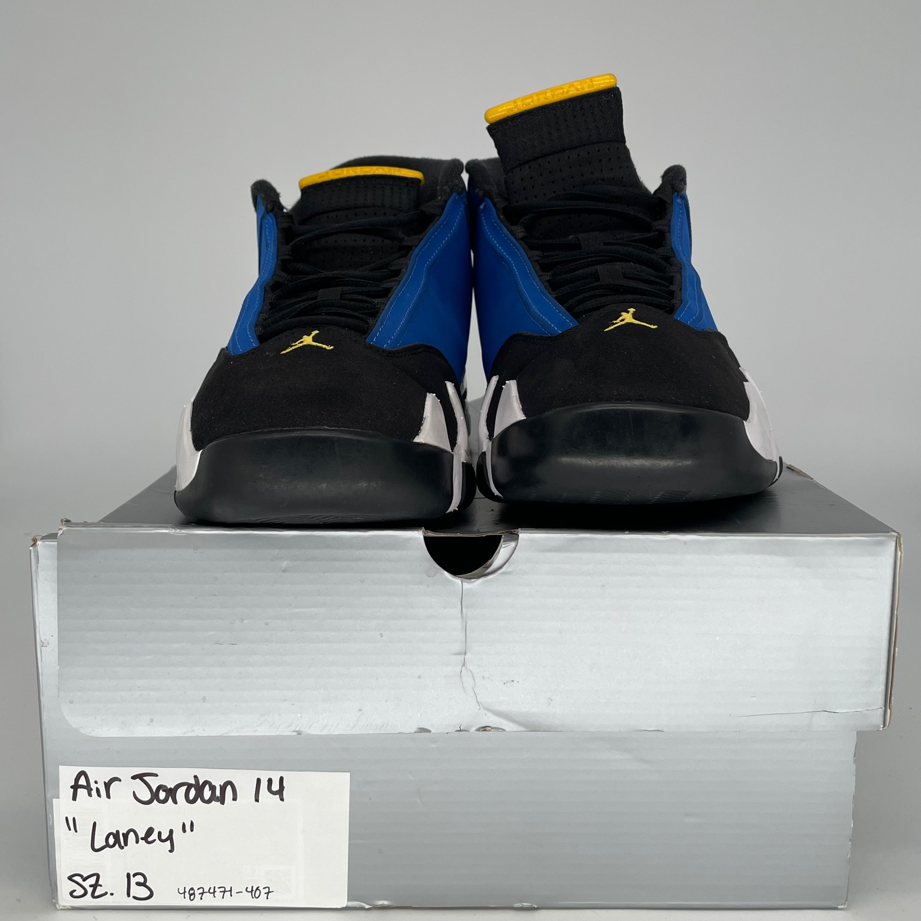 AIR JORDAN 14 LANEY SIZE 13 487471-407