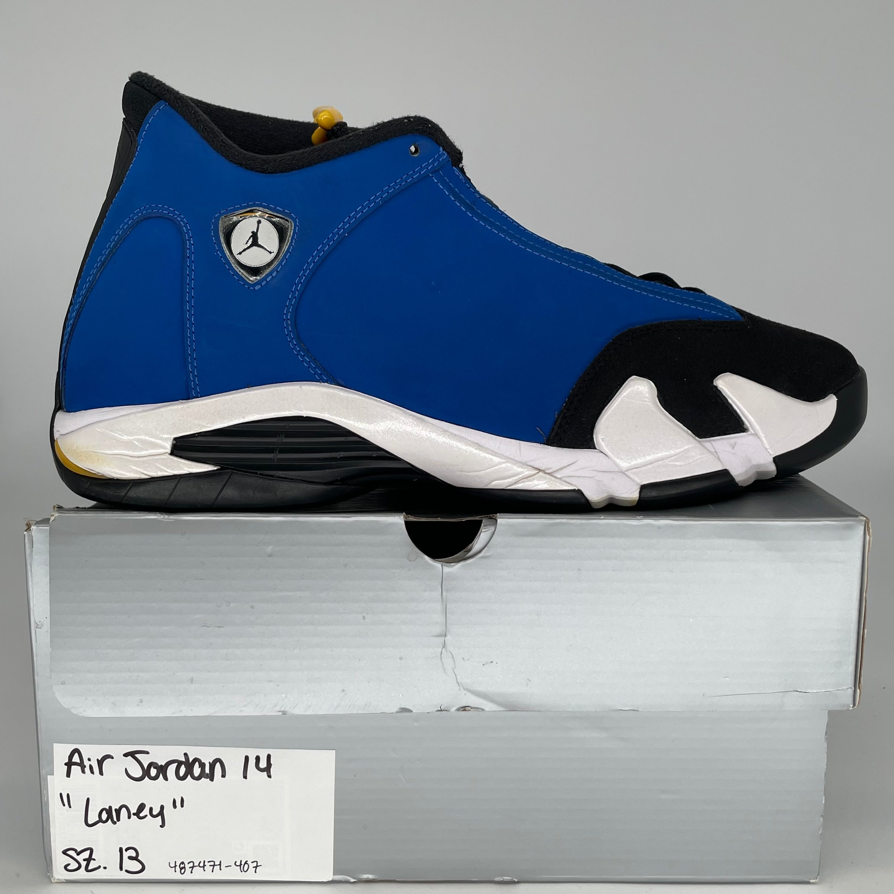 AIR JORDAN 14 LANEY SIZE 13 487471-407