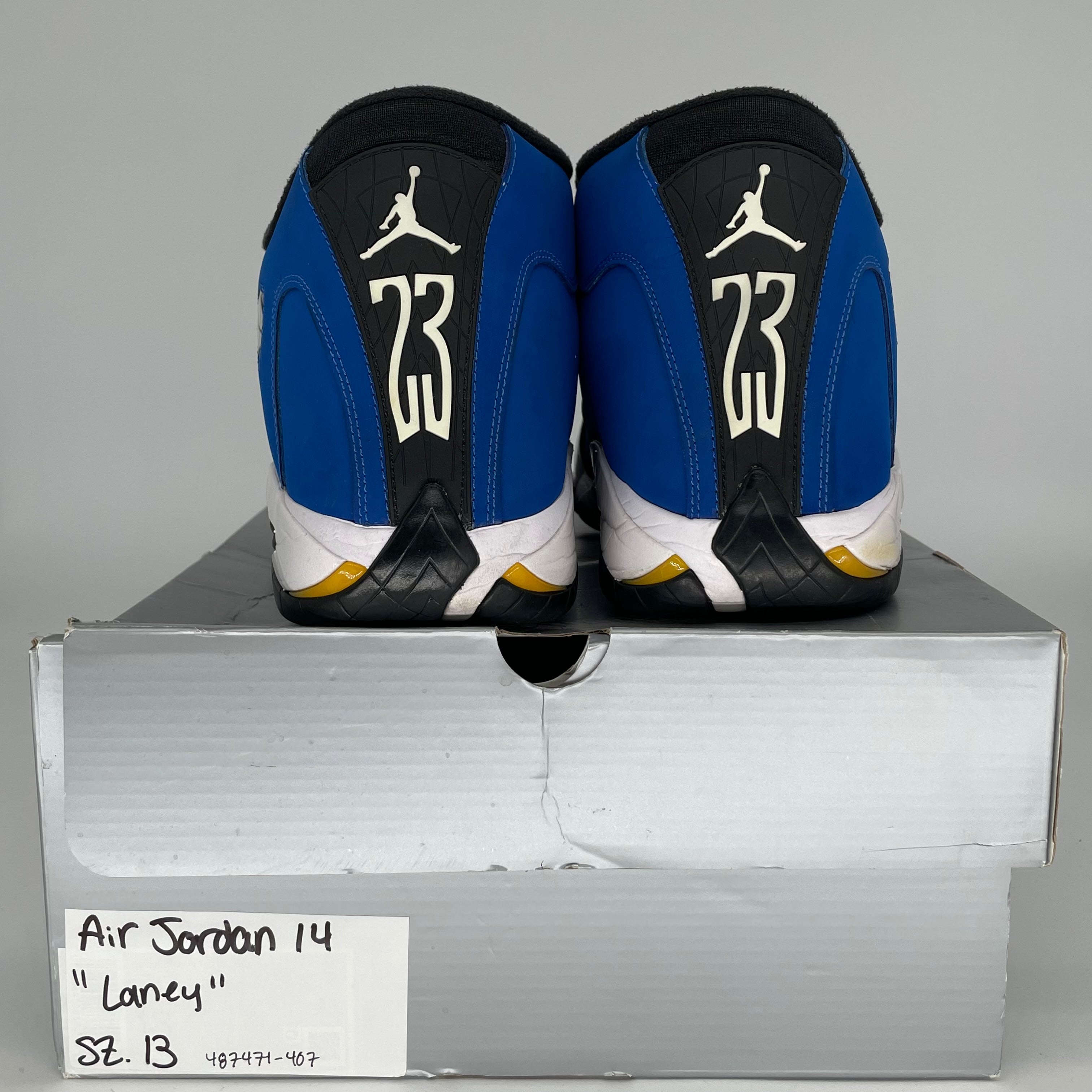 AIR JORDAN 14 LANEY SIZE 13 487471-407