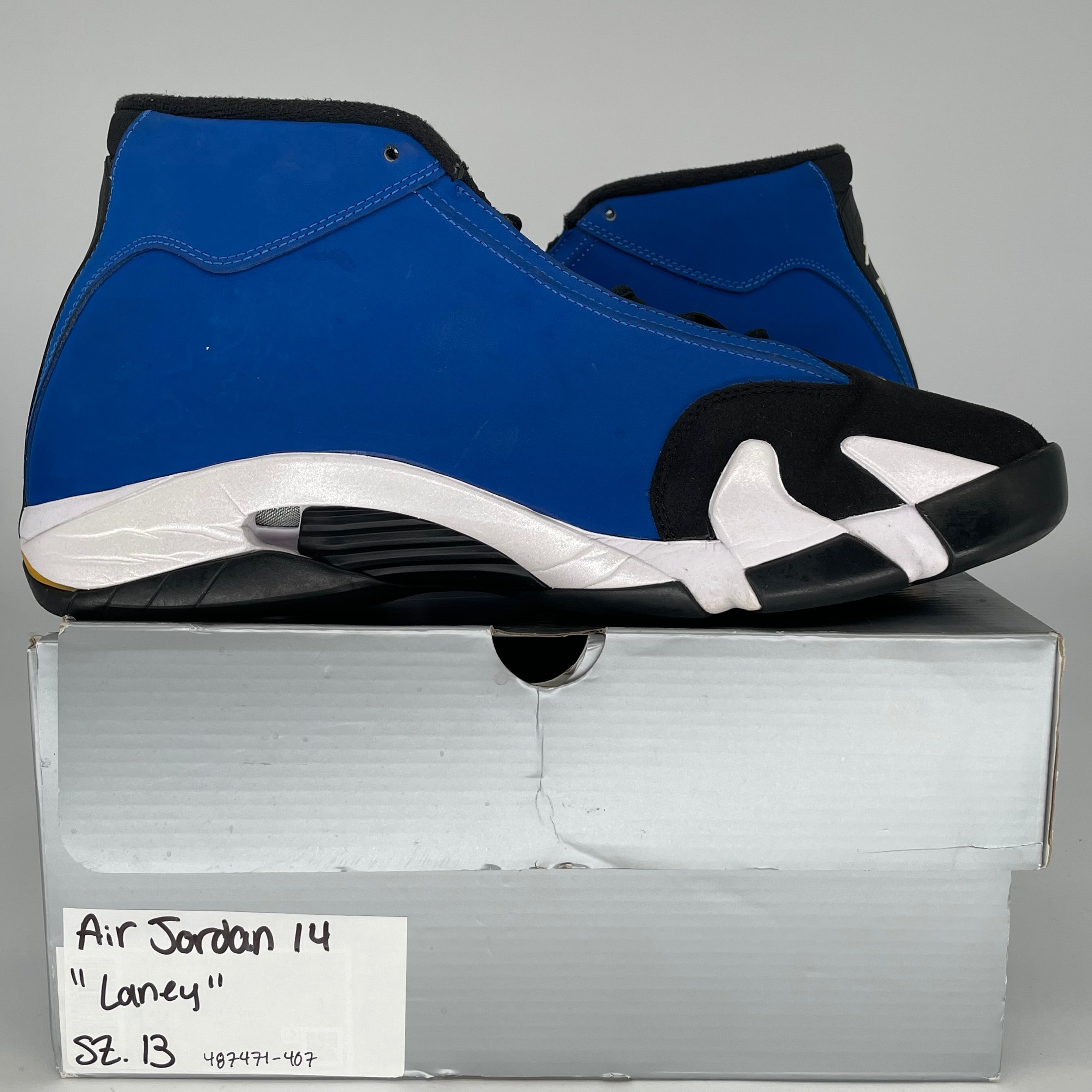 AIR JORDAN 14 LANEY SIZE 13 487471-407