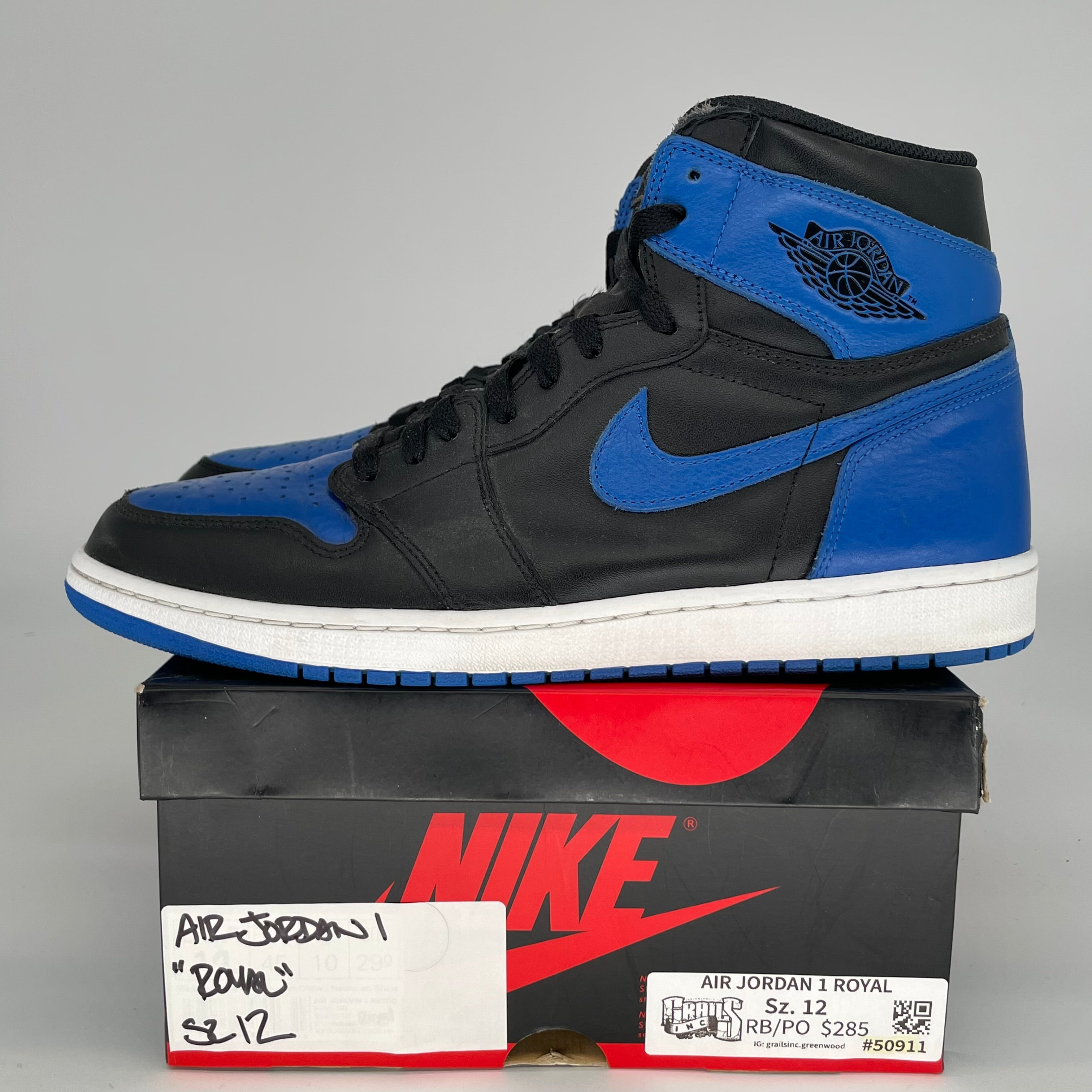 AIR JORDAN 1 ROYAL SIZE 12 555088-007