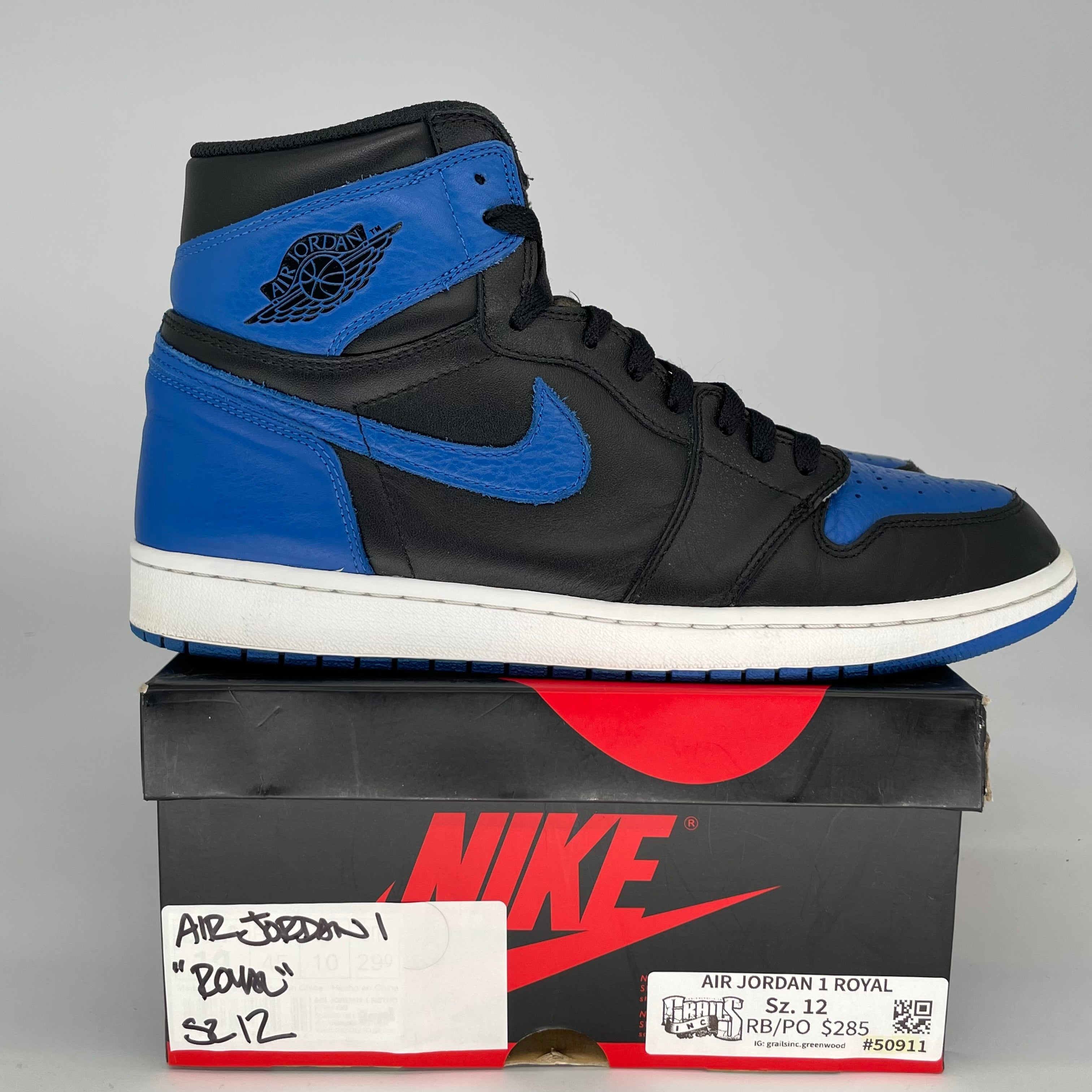 AIR JORDAN 1 ROYAL SIZE 12 555088-007