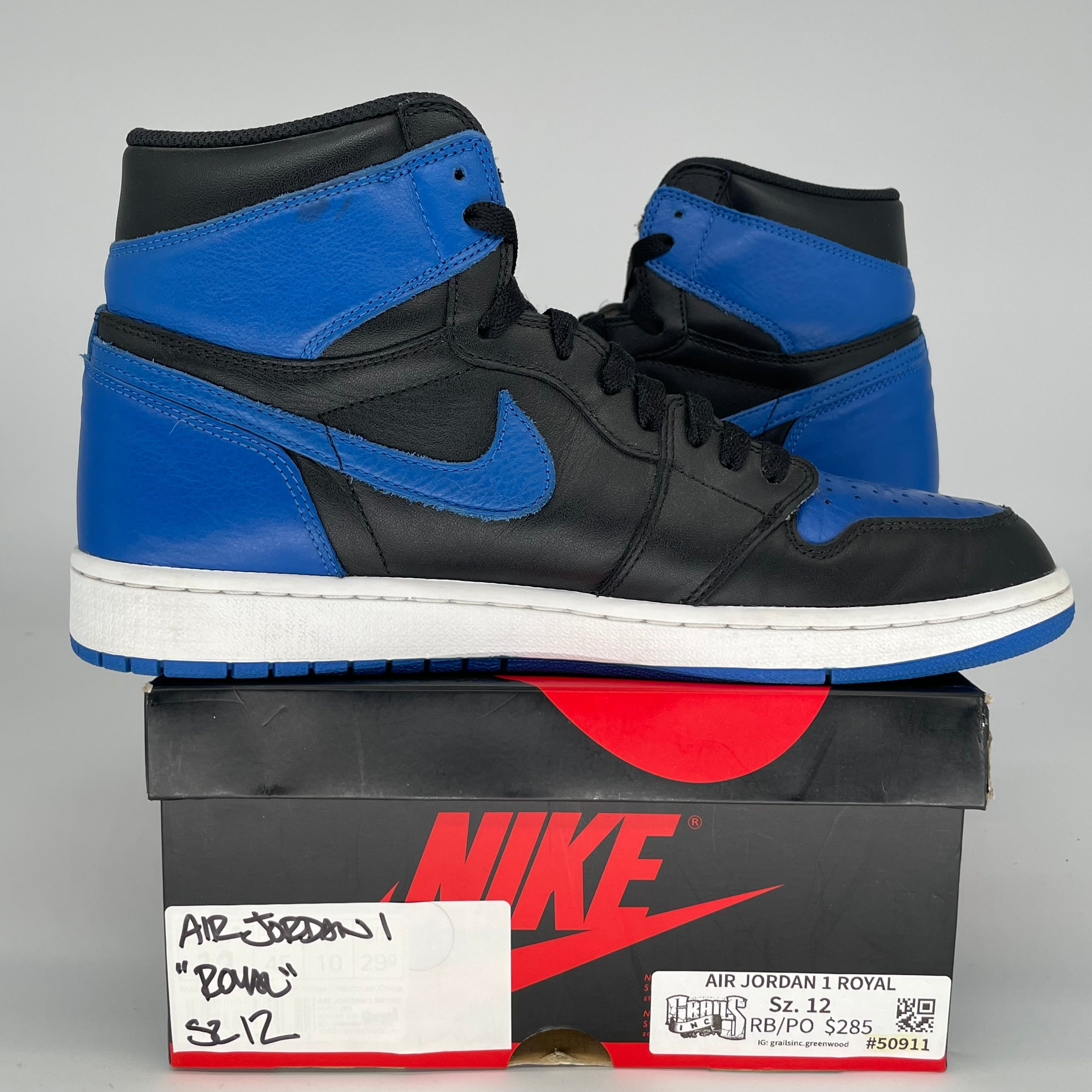 AIR JORDAN 1 ROYAL SIZE 12 555088-007