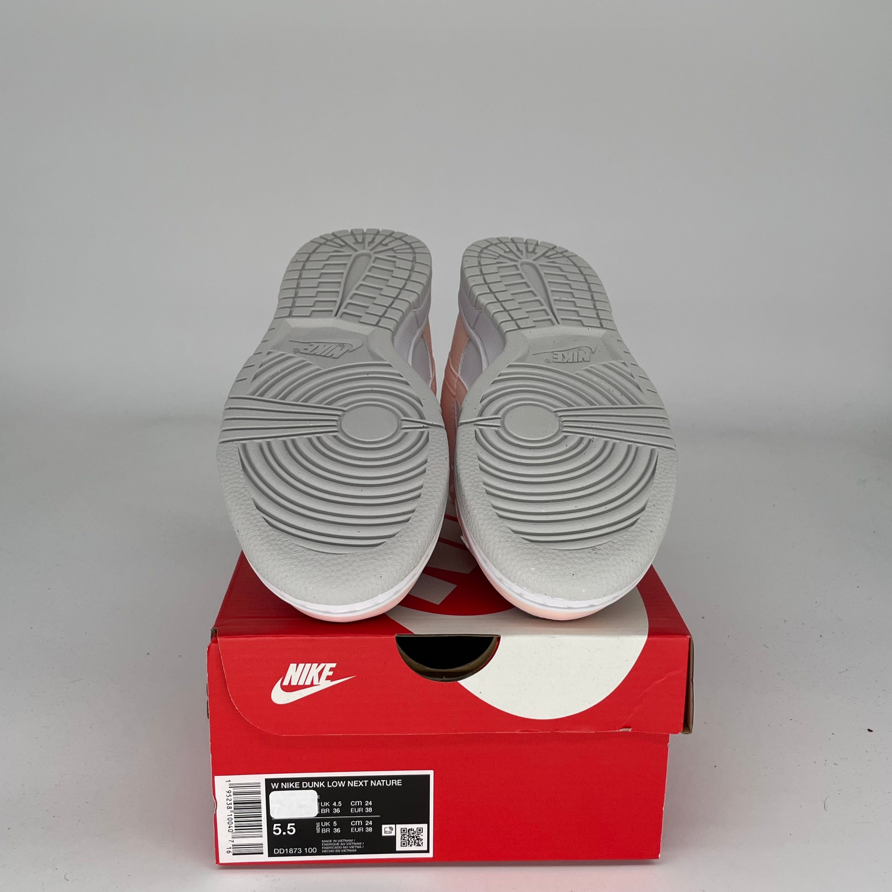NIKE DUNK LOW NEXT NATURE PALE CORAL W SIZE 5.5/7W DD1873-100