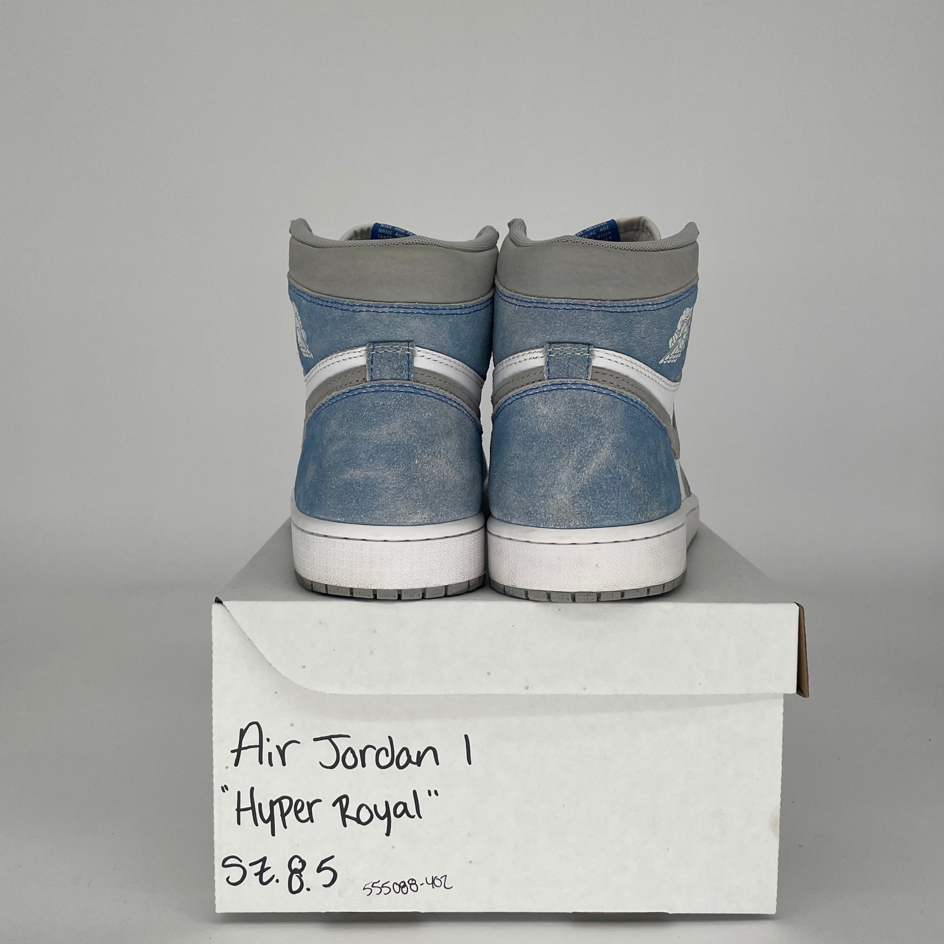 AIR JORDAN 1 HYPER ROYAL SIZE 8.5 555088-402