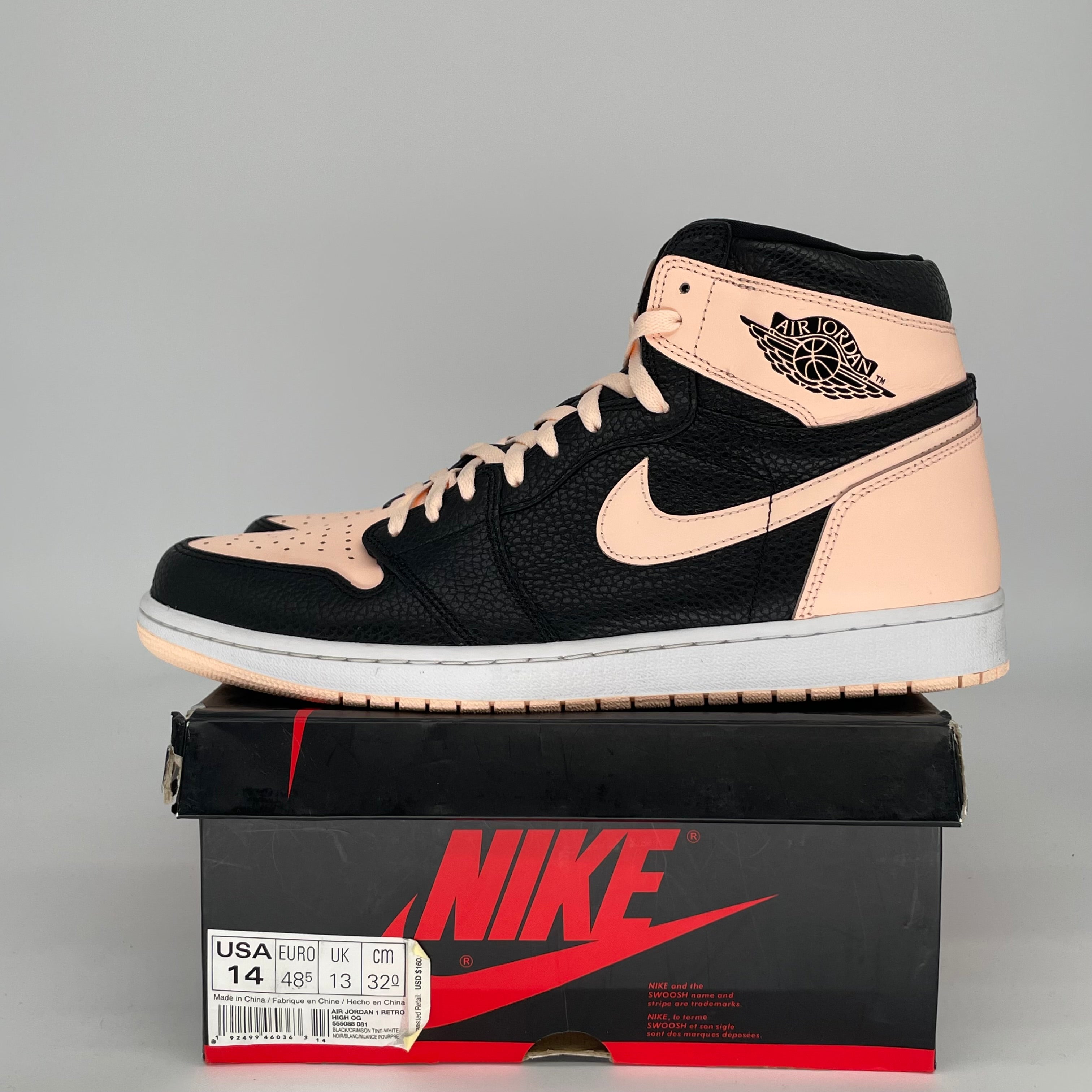 AIR JORDAN 1 CRIMSON TINT SIZE 14 555088-081