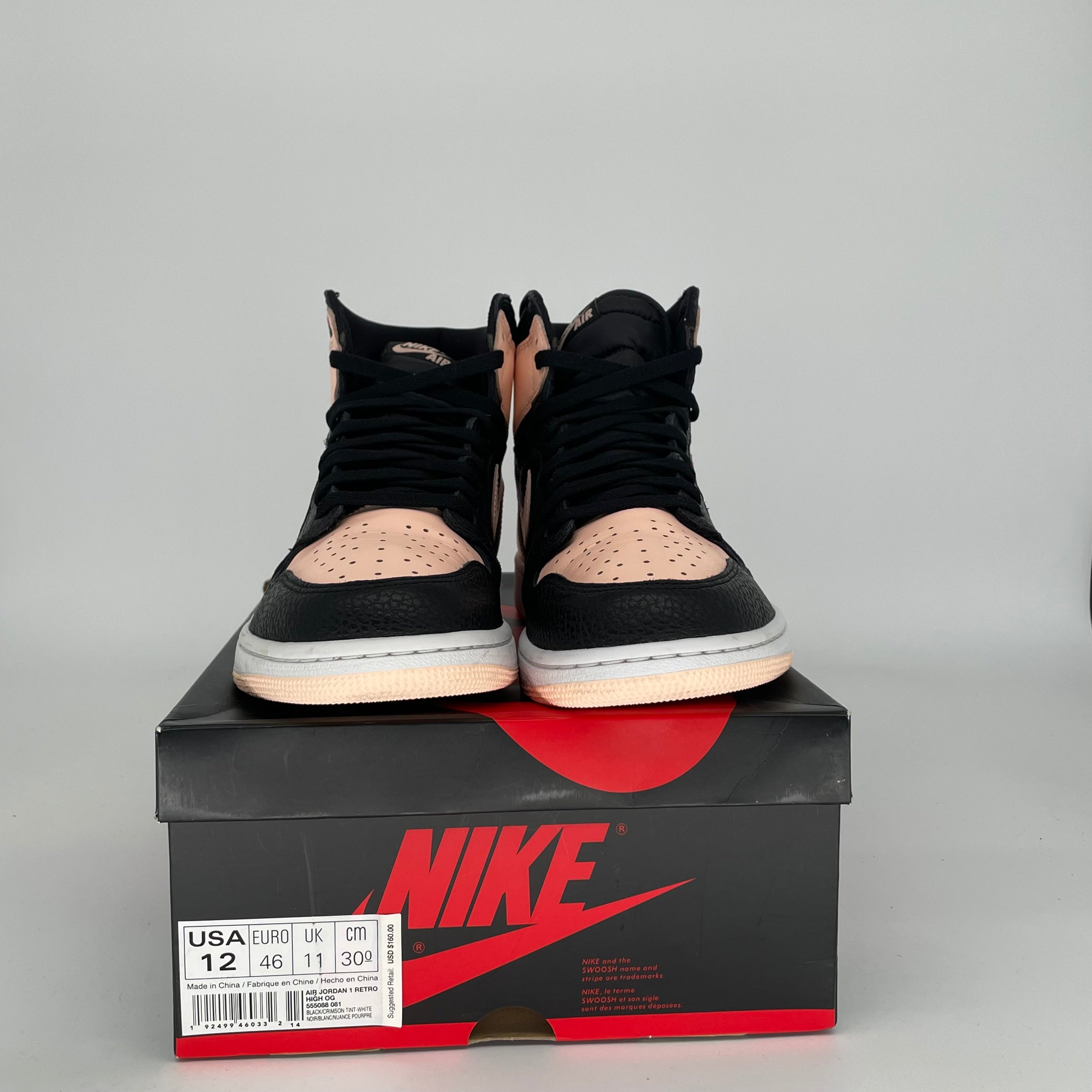 AIR JORDAN 1 CRIMSON TINT SIZE 12 555088-081