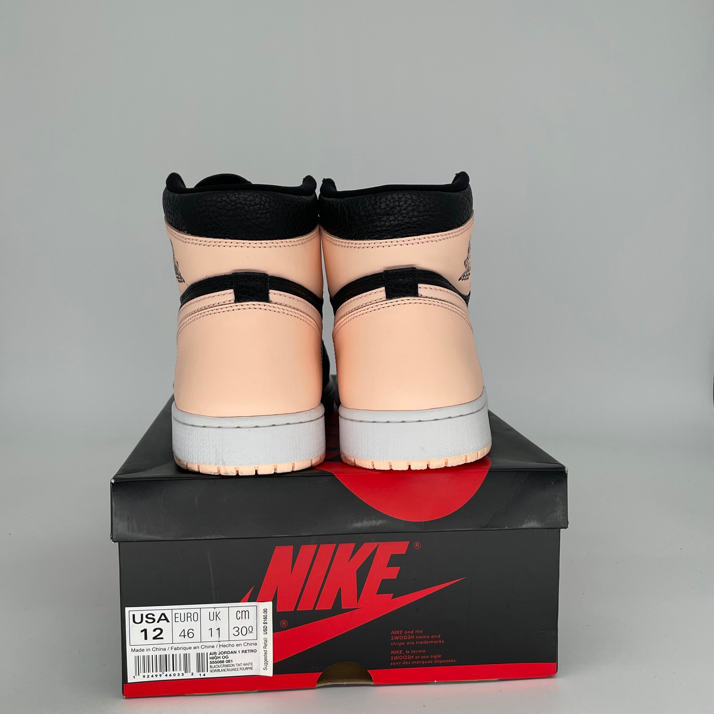 AIR JORDAN 1 CRIMSON TINT SIZE 12 555088-081