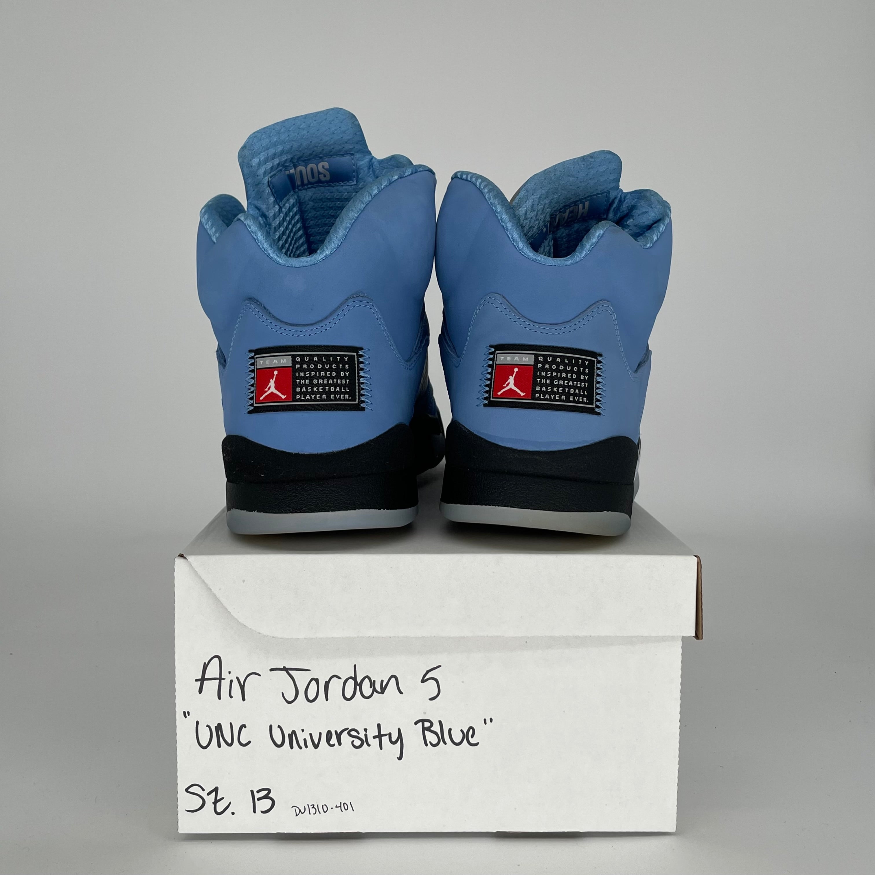 AIR JORDAN 5 UNIVERSITY BLUE SIZE 13 DV1310-401