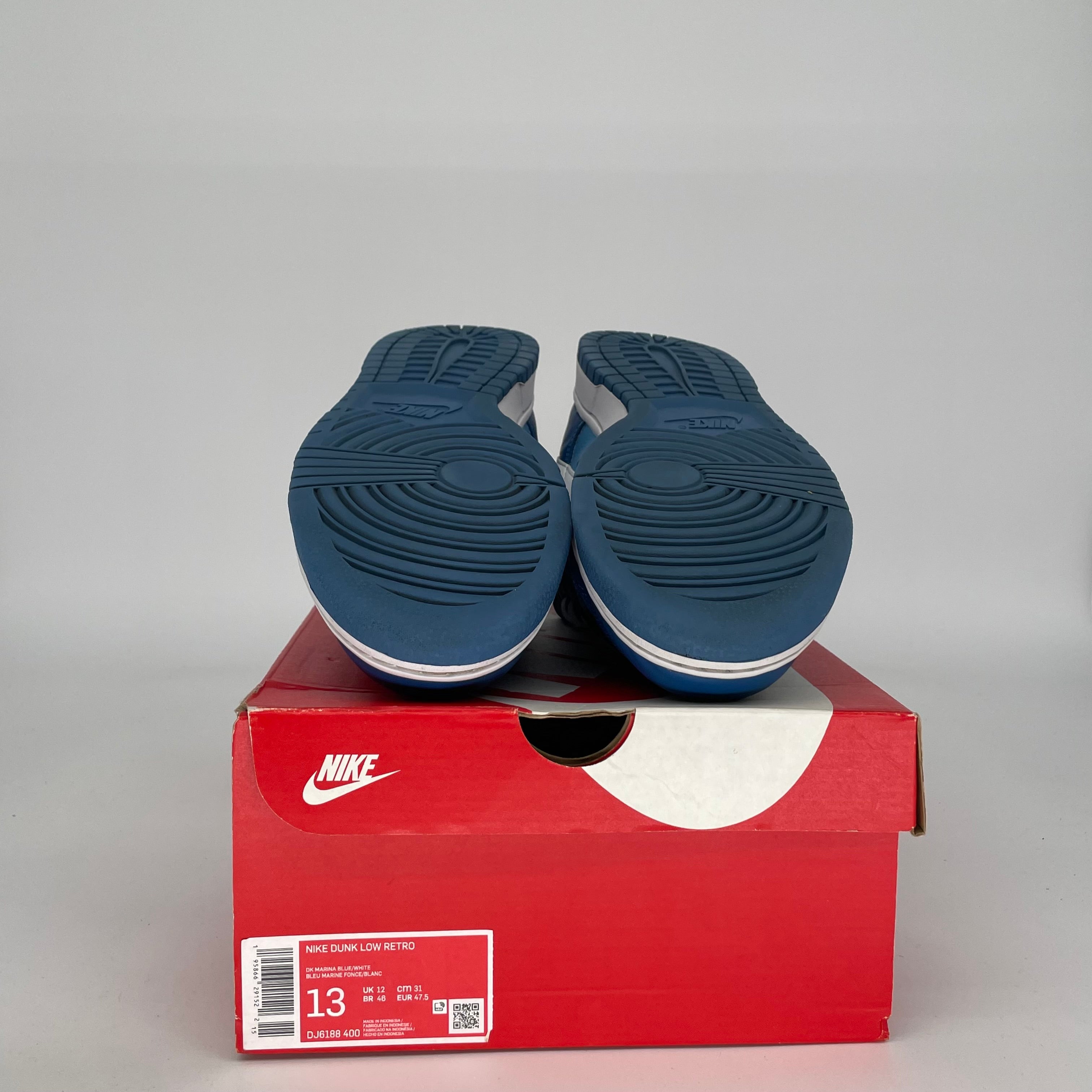 NIKE DUNK LOW DARK MARINA BLUE SIZE 13 DJ6188-400