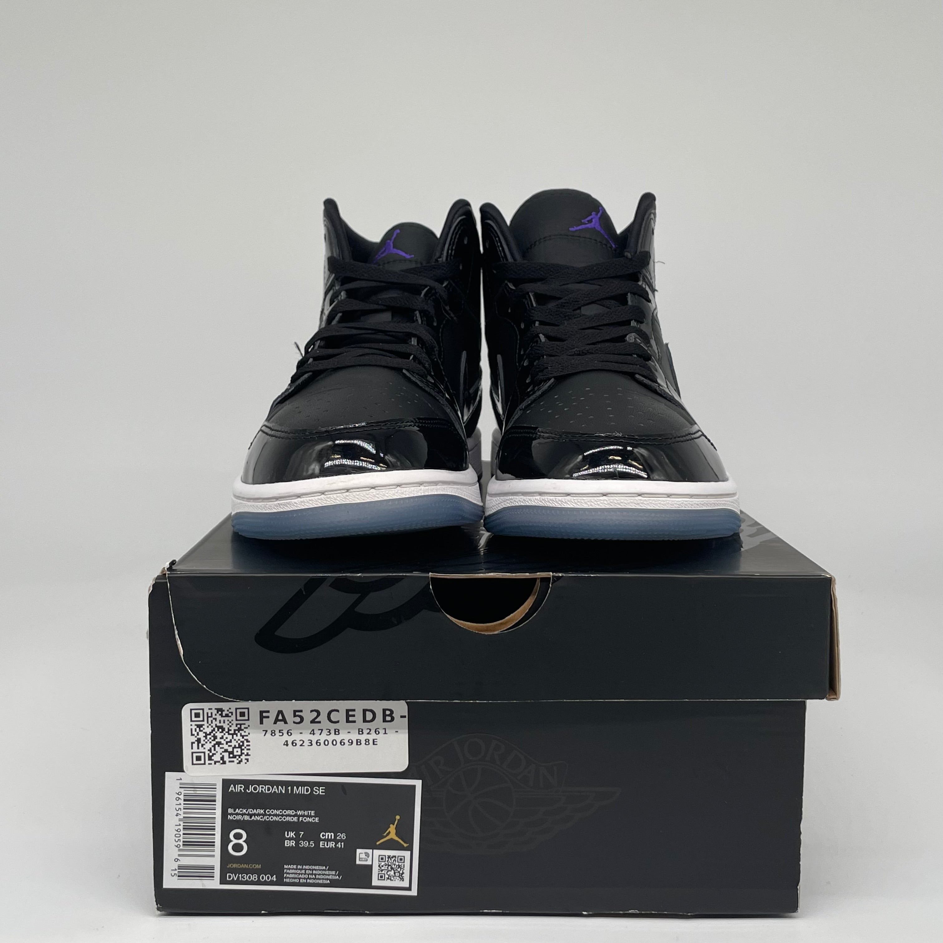 AIR JORDAN 1 MID SPACE JAM SIZE 8 DV1308-004