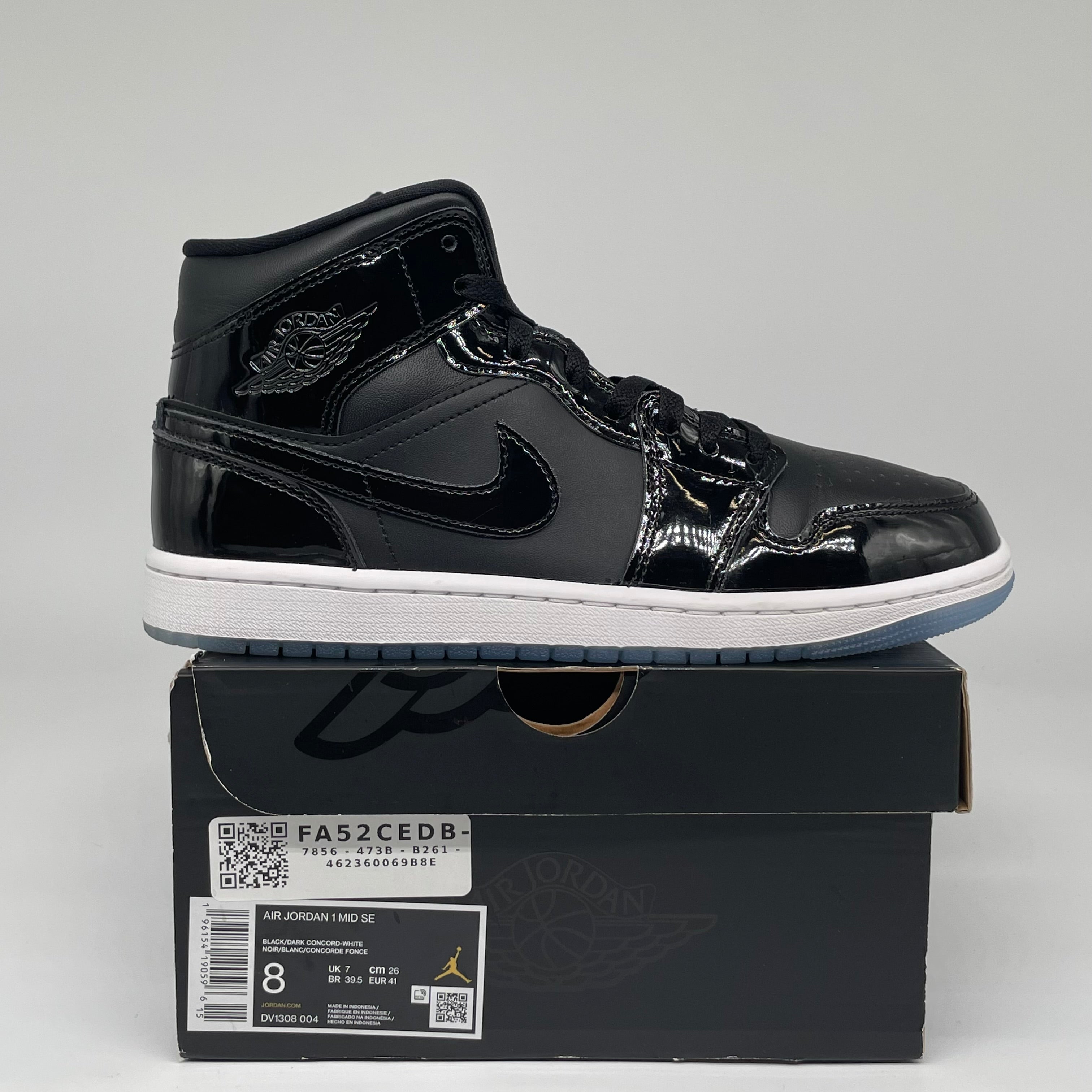 AIR JORDAN 1 MID SPACE JAM SIZE 8 DV1308-004