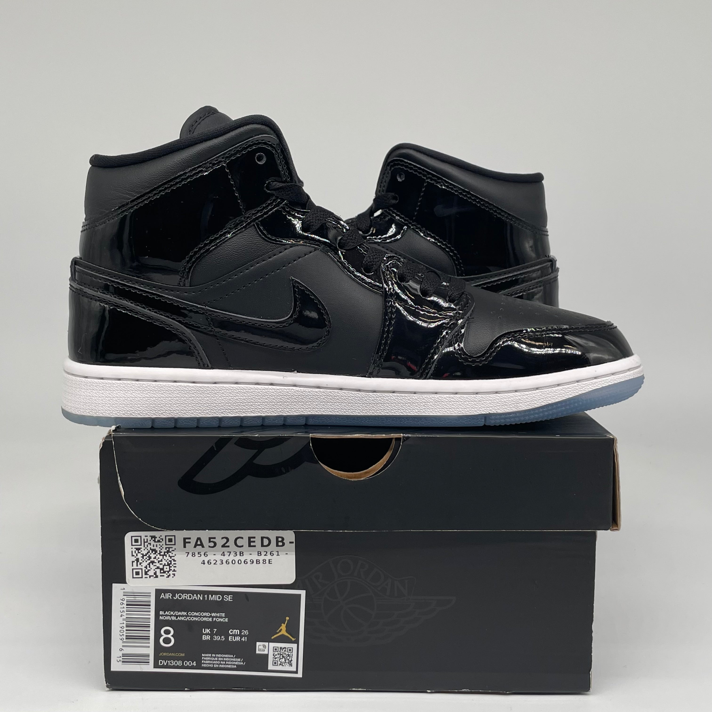 AIR JORDAN 1 MID SPACE JAM SIZE 8 DV1308-004