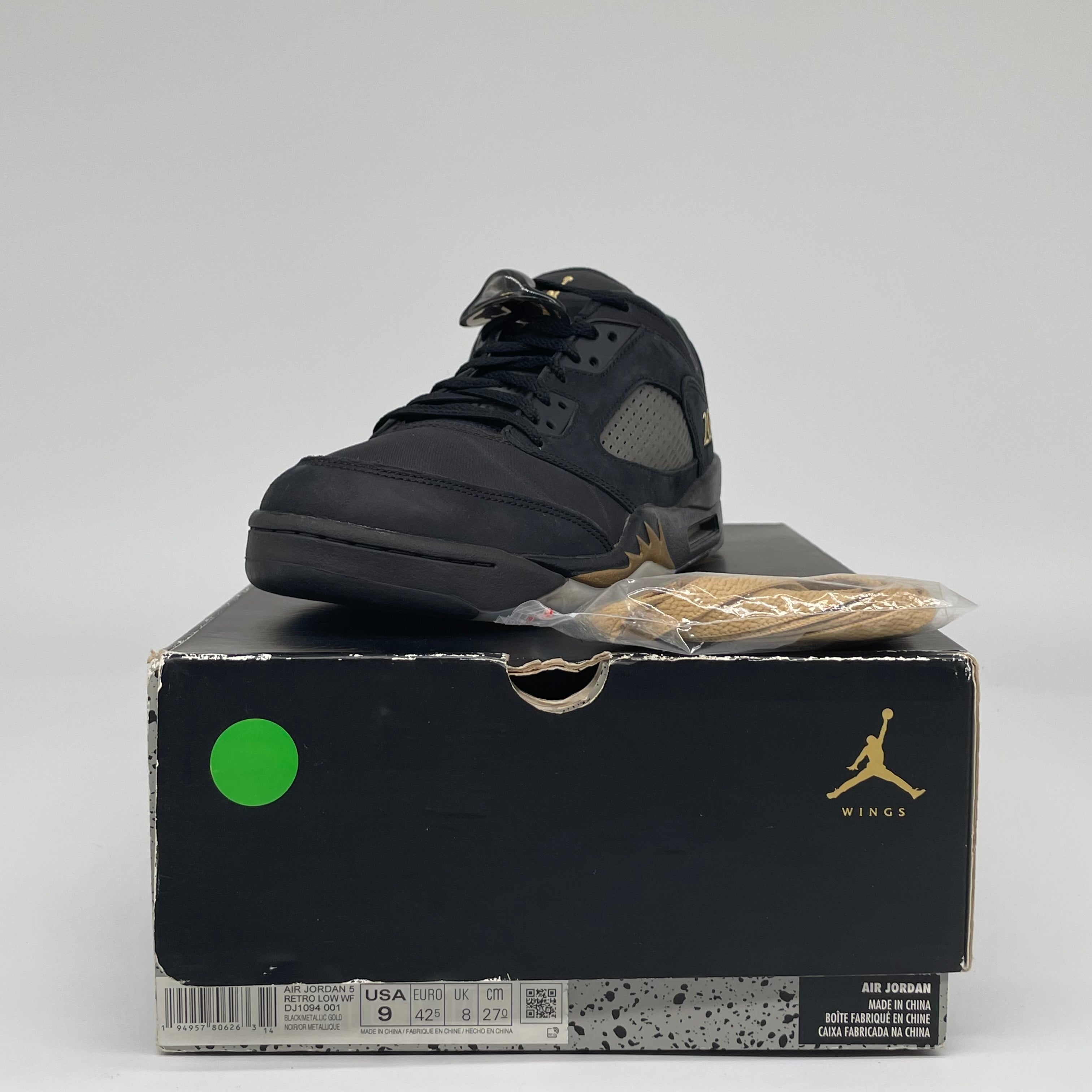 AIR JORDAN 5 LOW WINGS SIZE 9 DJ1094-001