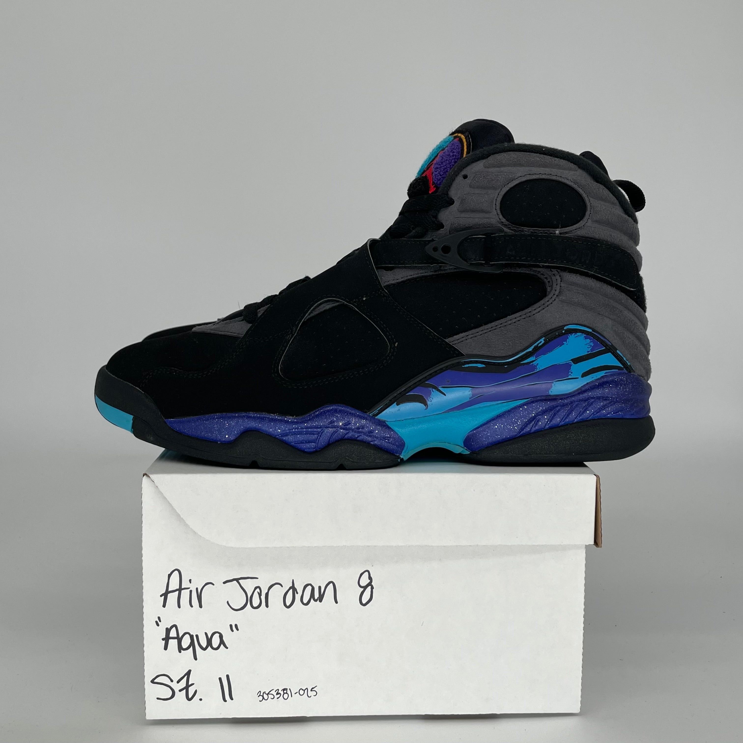 AIR JORDAN 8 AQUA SIZE 11 305381-025