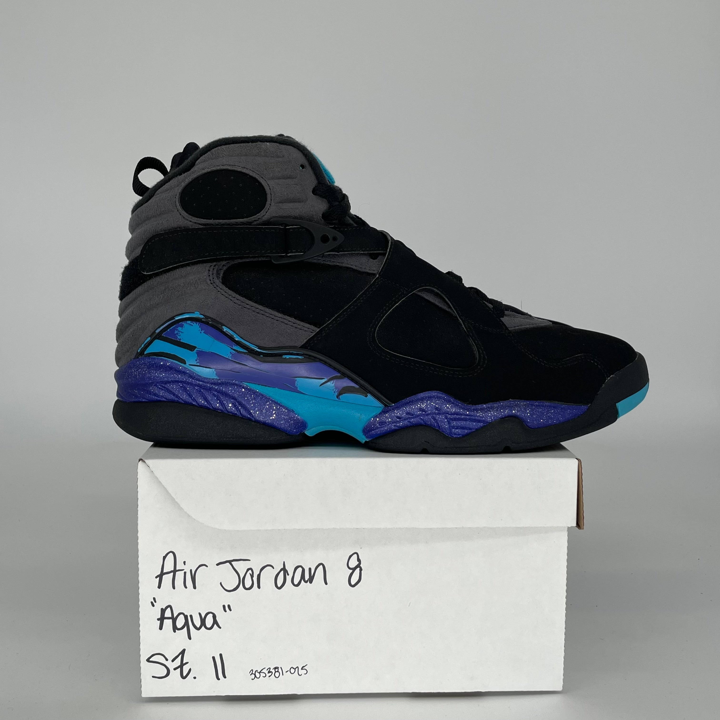 AIR JORDAN 8 AQUA SIZE 11 305381-025