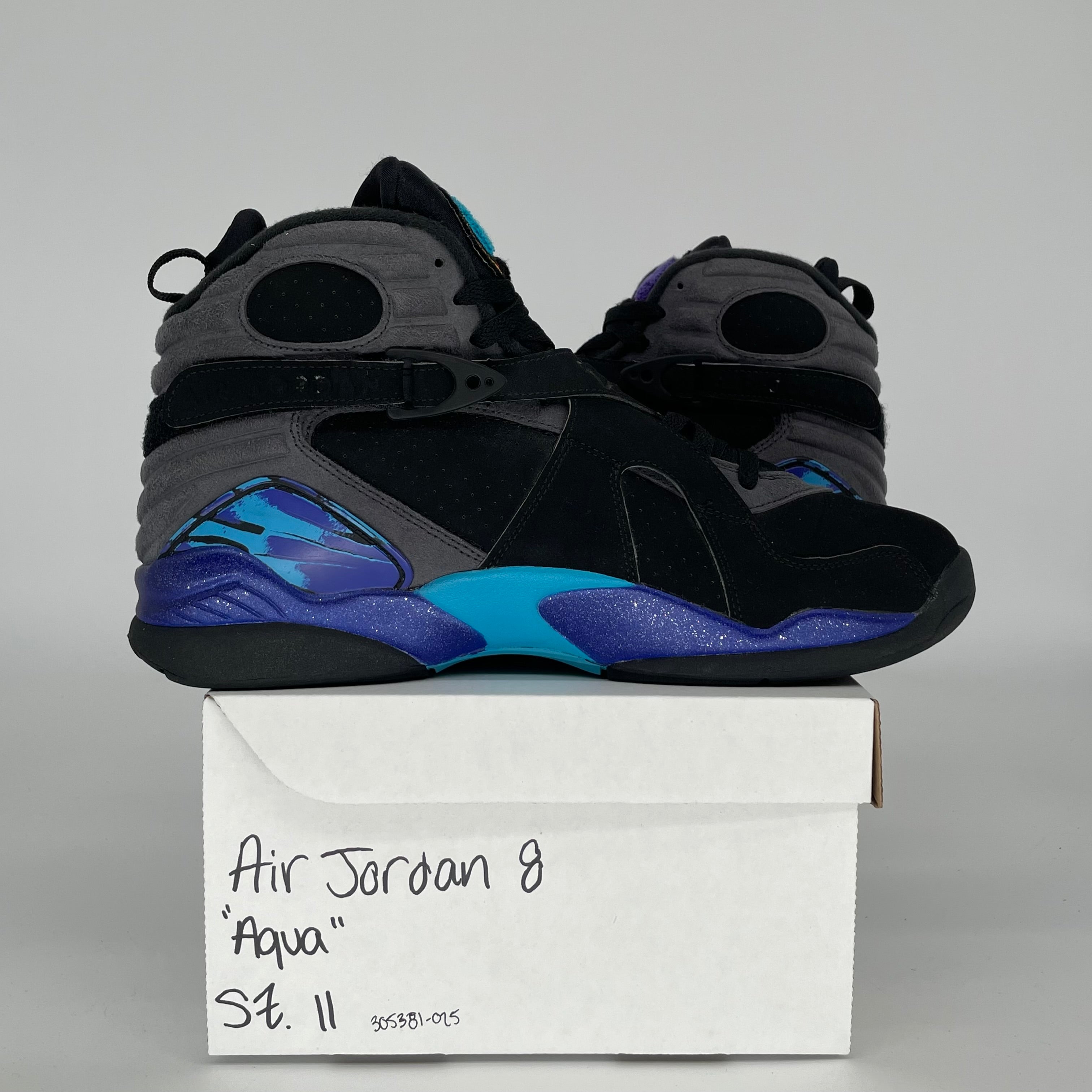 AIR JORDAN 8 AQUA SIZE 11 305381-025