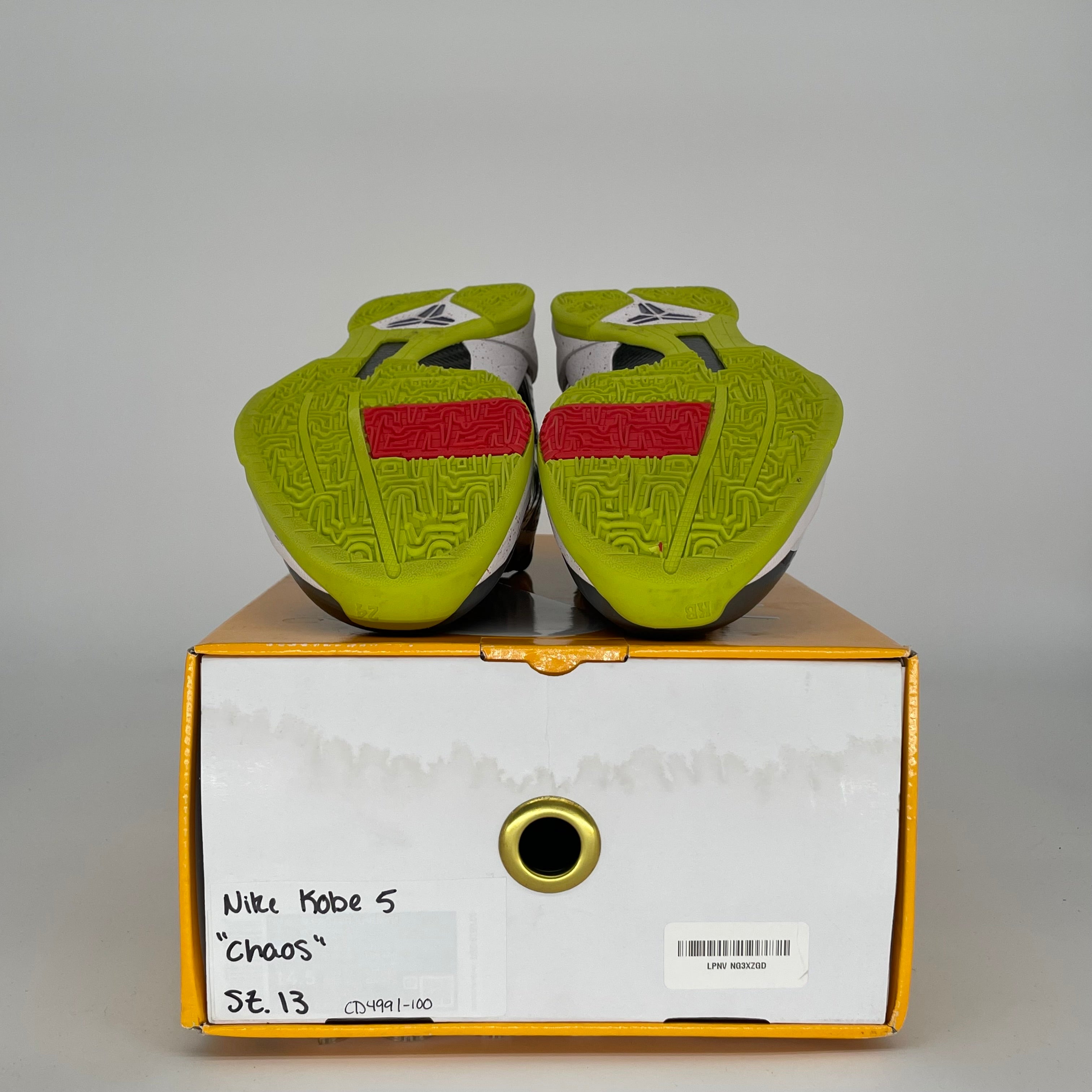 NIKE KOBE 5 CHAOS SIZE 13 CD4991-100