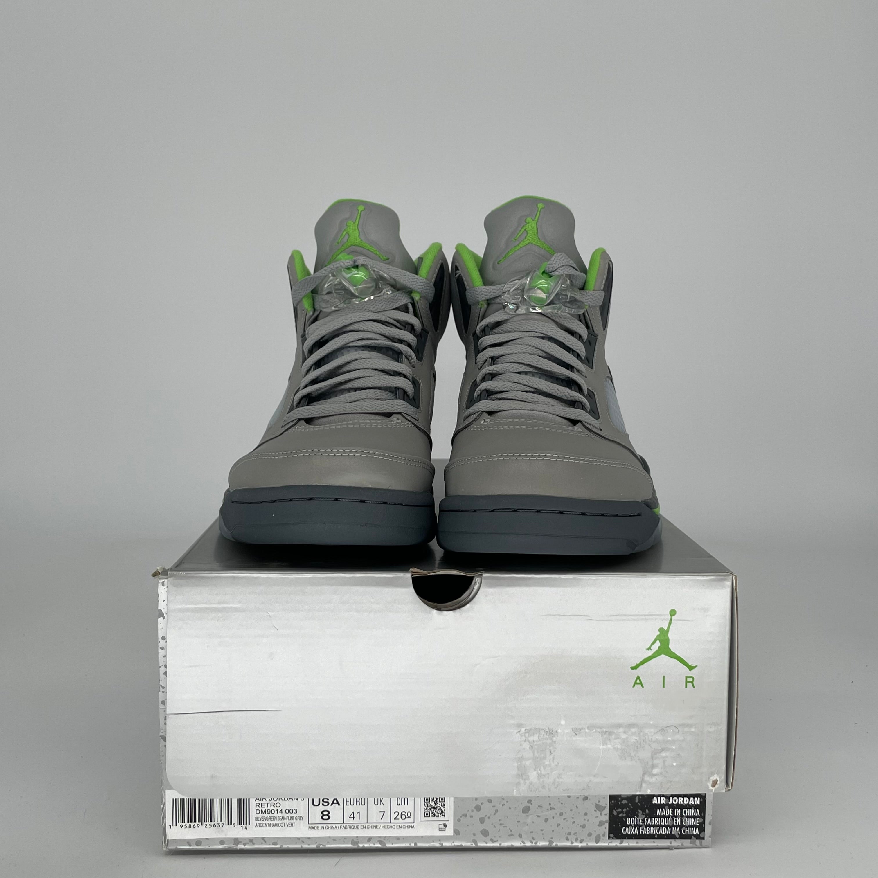 AIR JORDAN 5 GREEN BEAN SIZE 8 DM9014-003