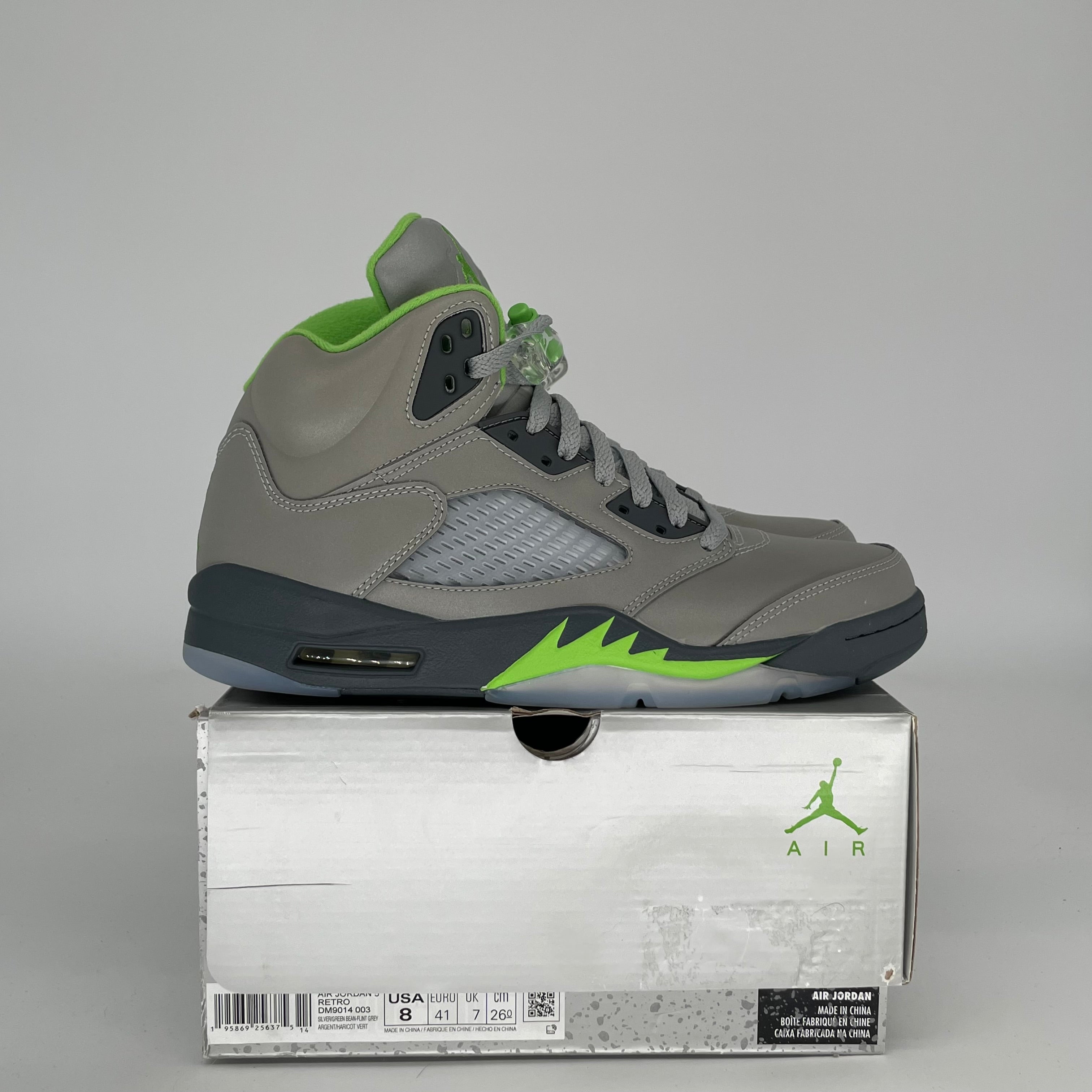 AIR JORDAN 5 GREEN BEAN SIZE 8 DM9014-003