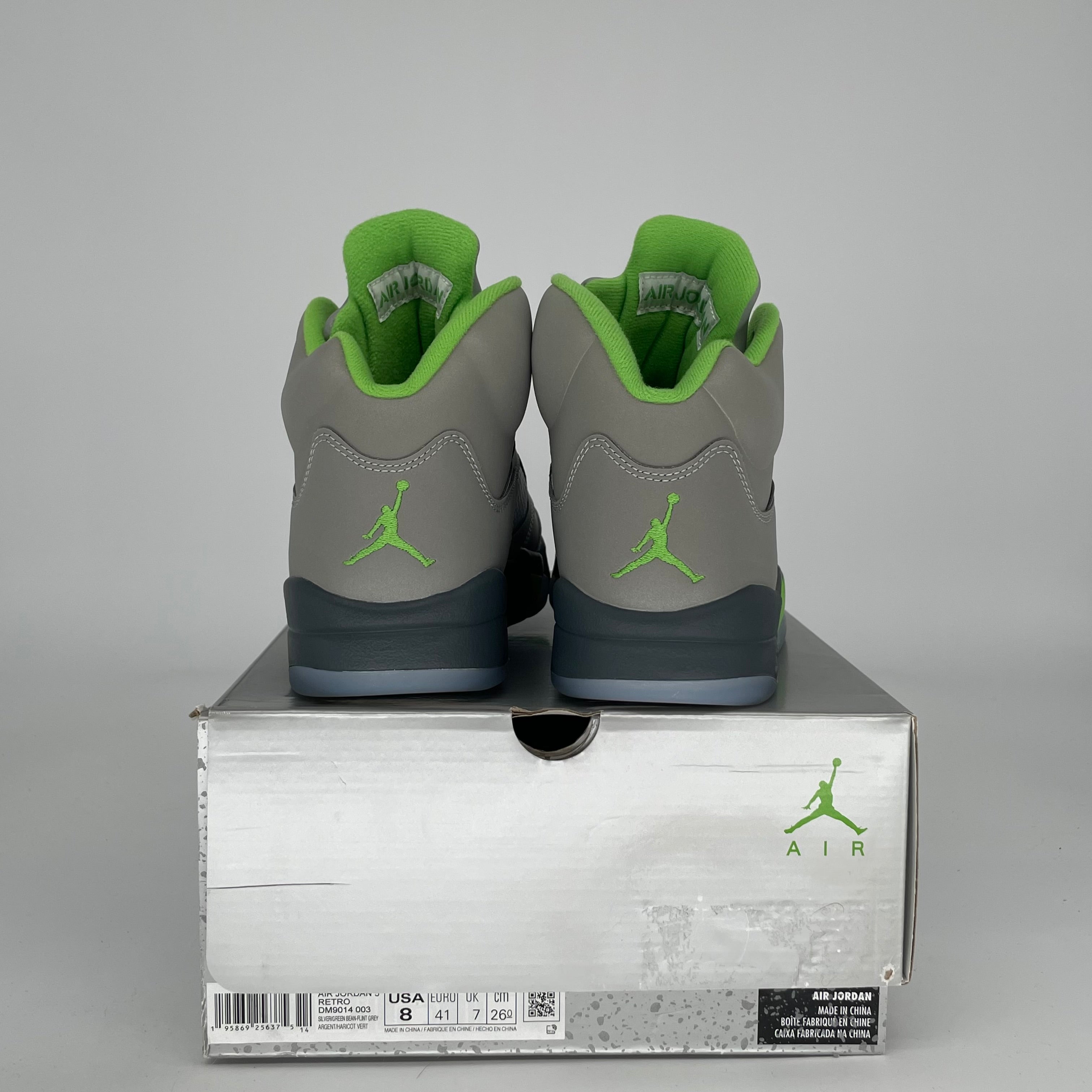 AIR JORDAN 5 GREEN BEAN SIZE 8 DM9014-003