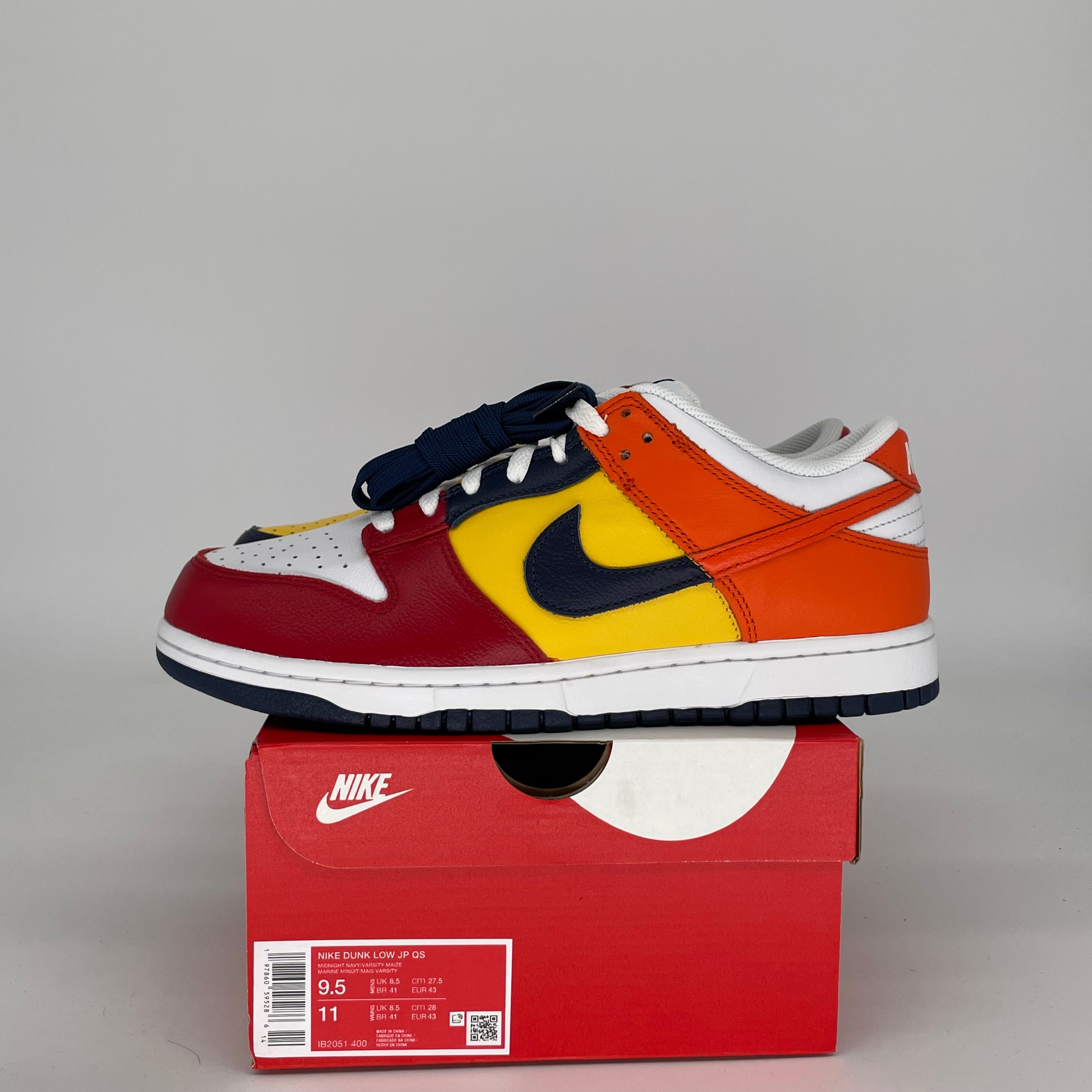 NIKE DUNK LOW CO. JP WHAT THE SIZE 9.5 IB2051-400