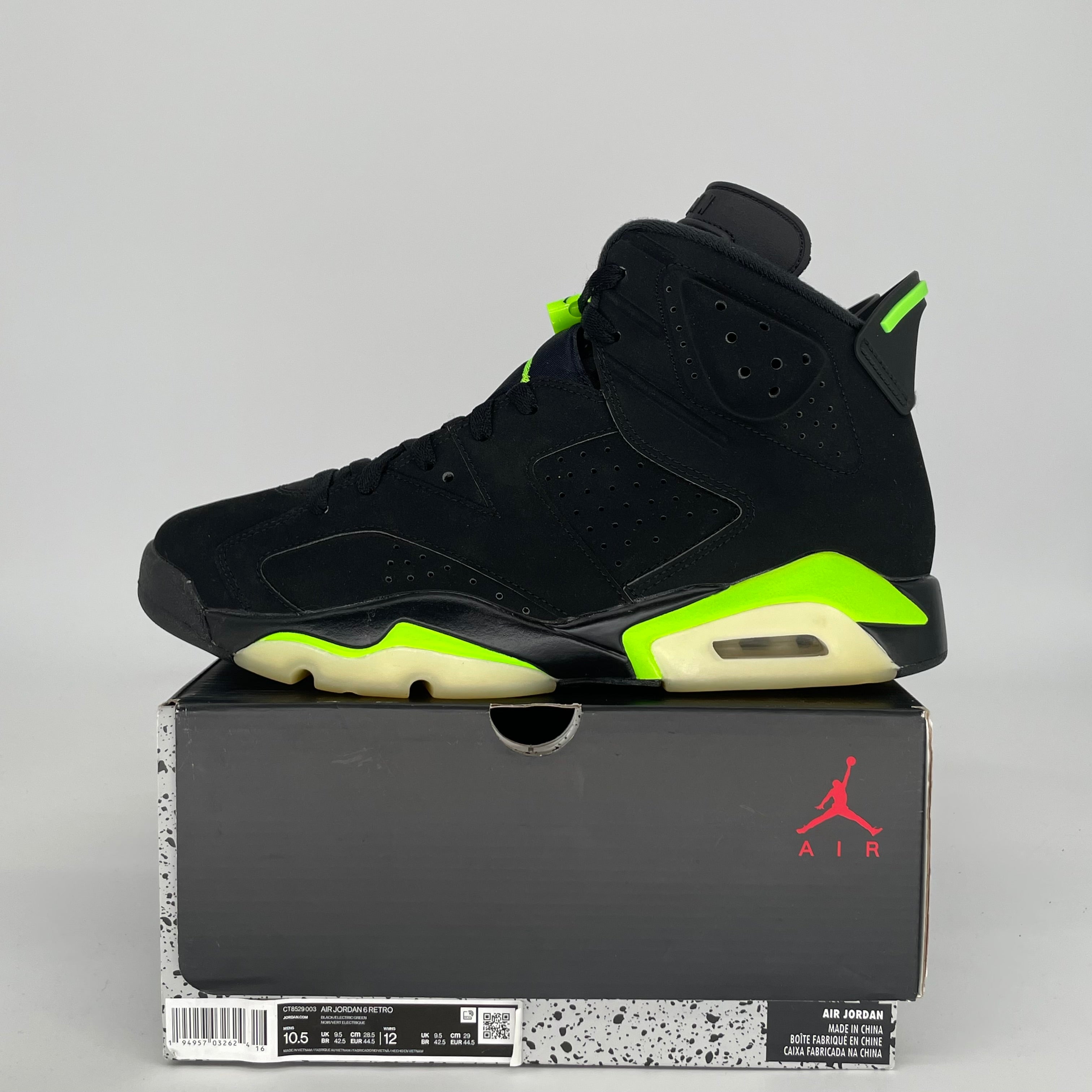 AIR JORDAN 6 ELECTRIC GREEN SIZE 10.5 CT8529-003