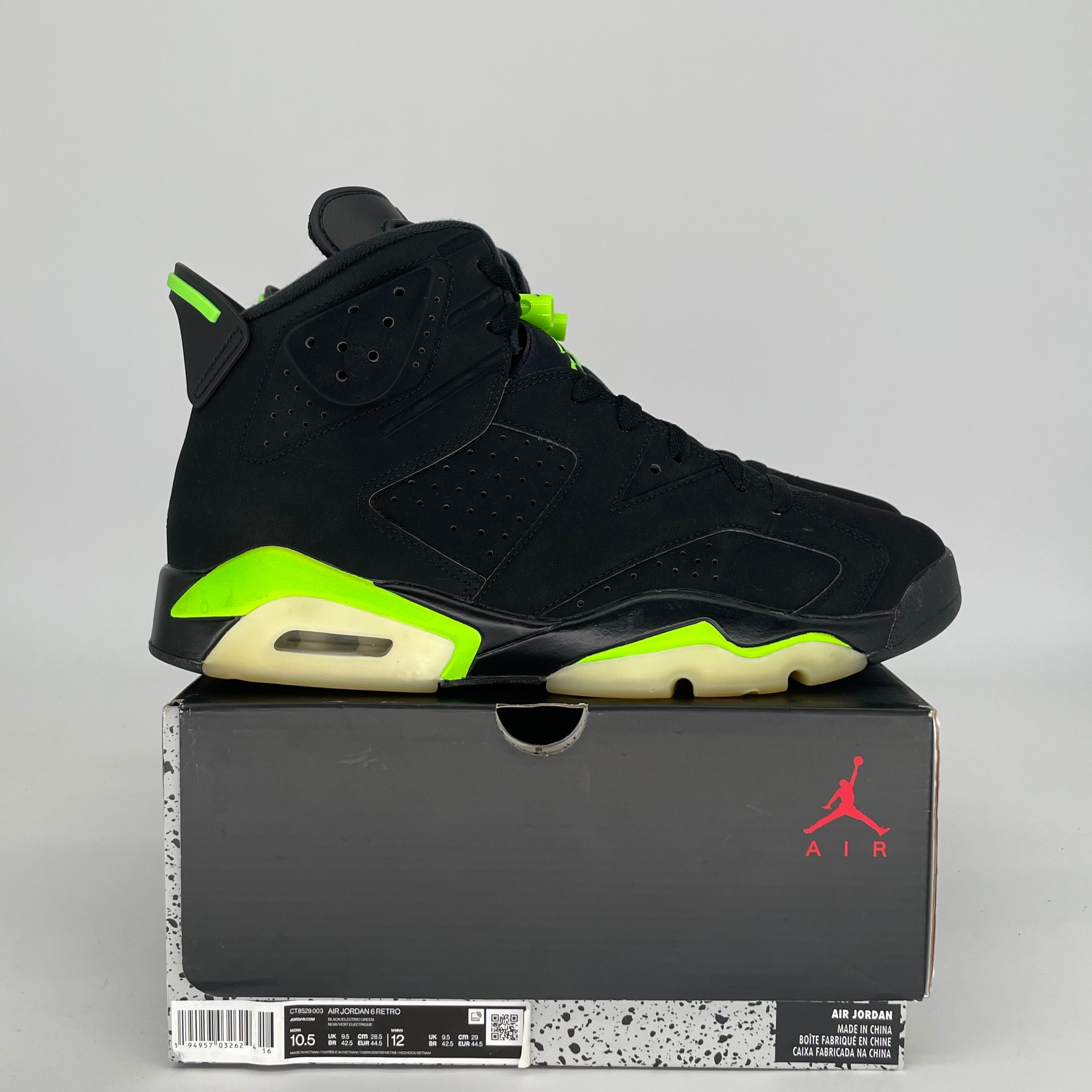 AIR JORDAN 6 ELECTRIC GREEN SIZE 10.5 CT8529-003